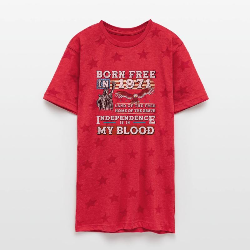 Born Free in 1971 - 54 Years of American Pride