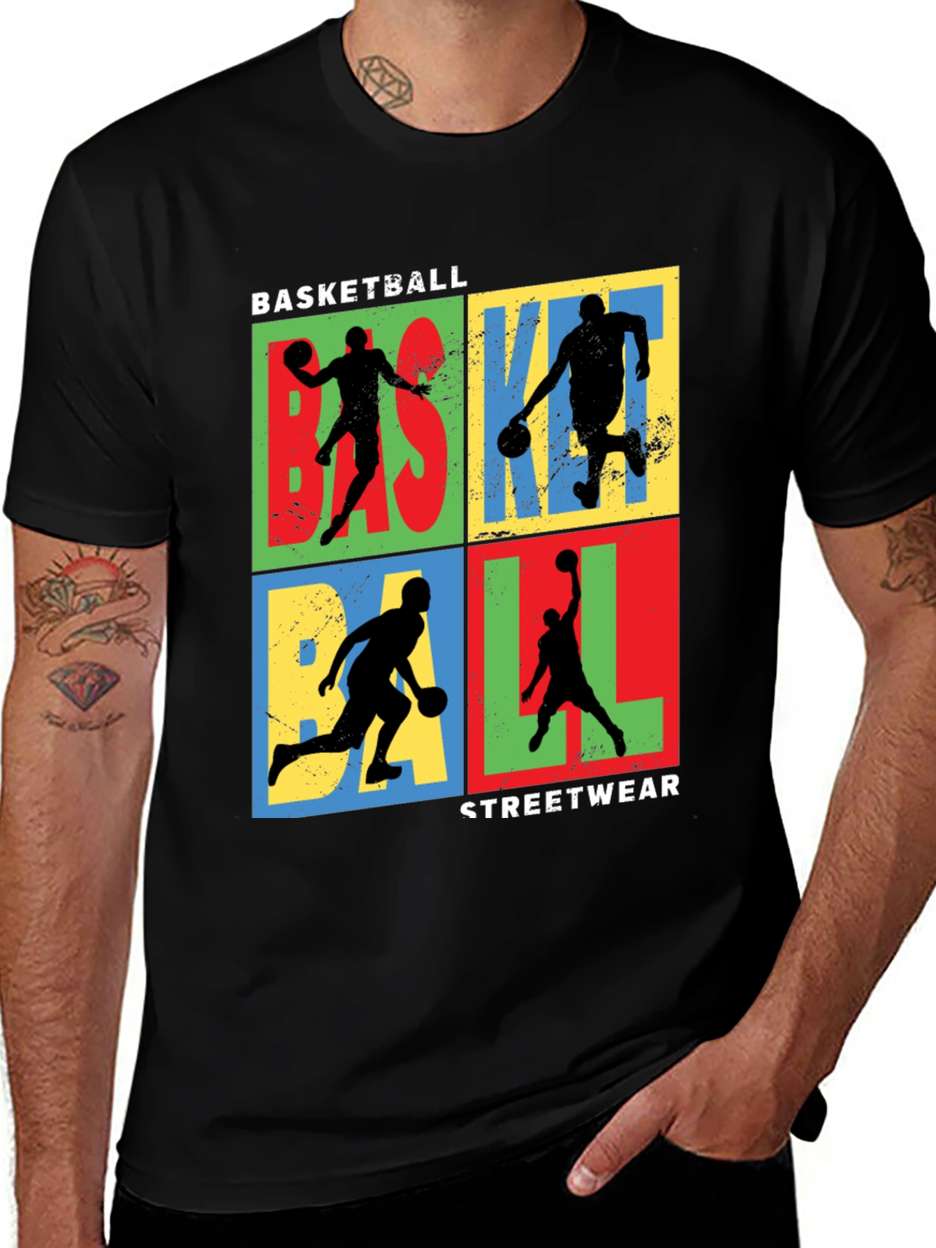 Basketball Streetwear Graphic Tee