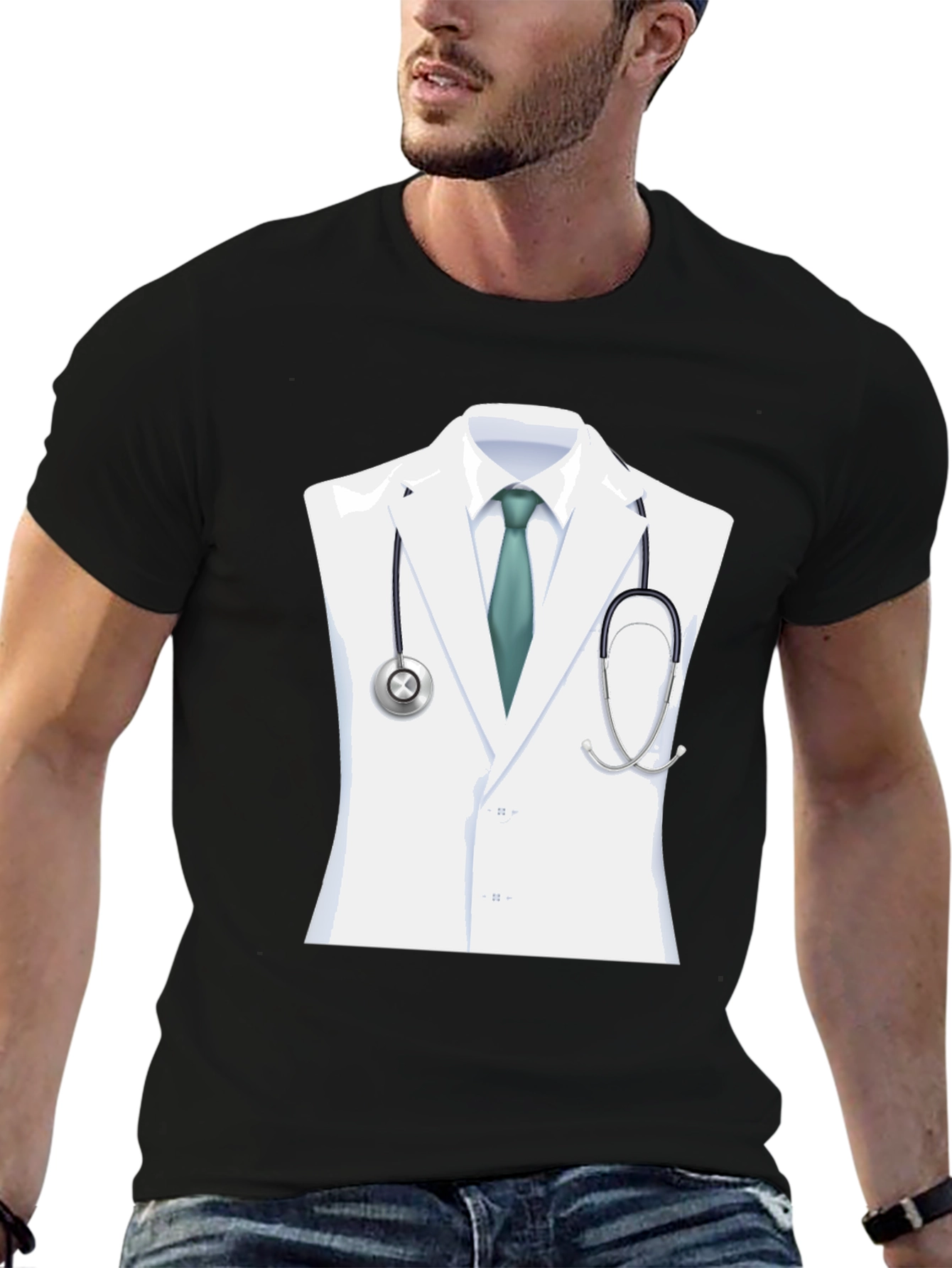 Doctor Costume T-Shirt - Medical Professional Design