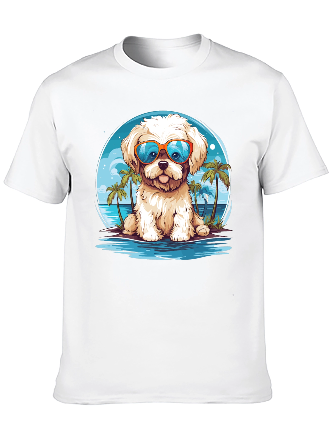 Dog Beach Vacation T-Shirt