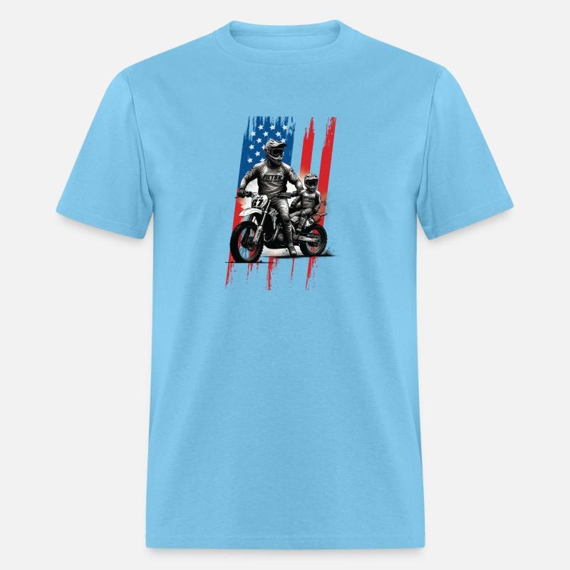 Braaap Vintage USA American Flag Tee Shirt