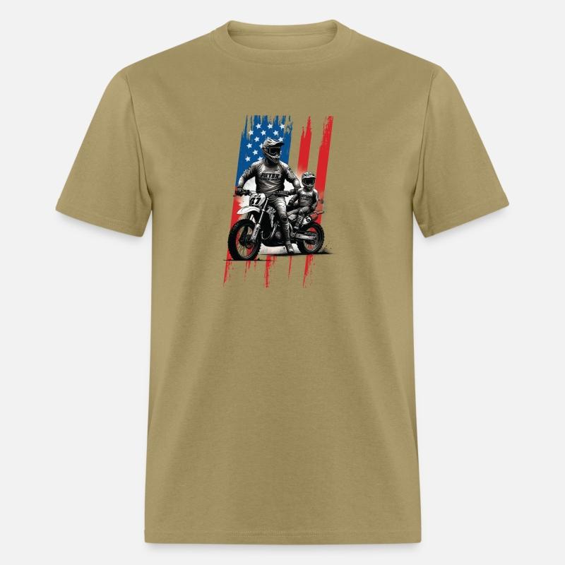 Braaap Vintage USA American Flag Tee Shirt