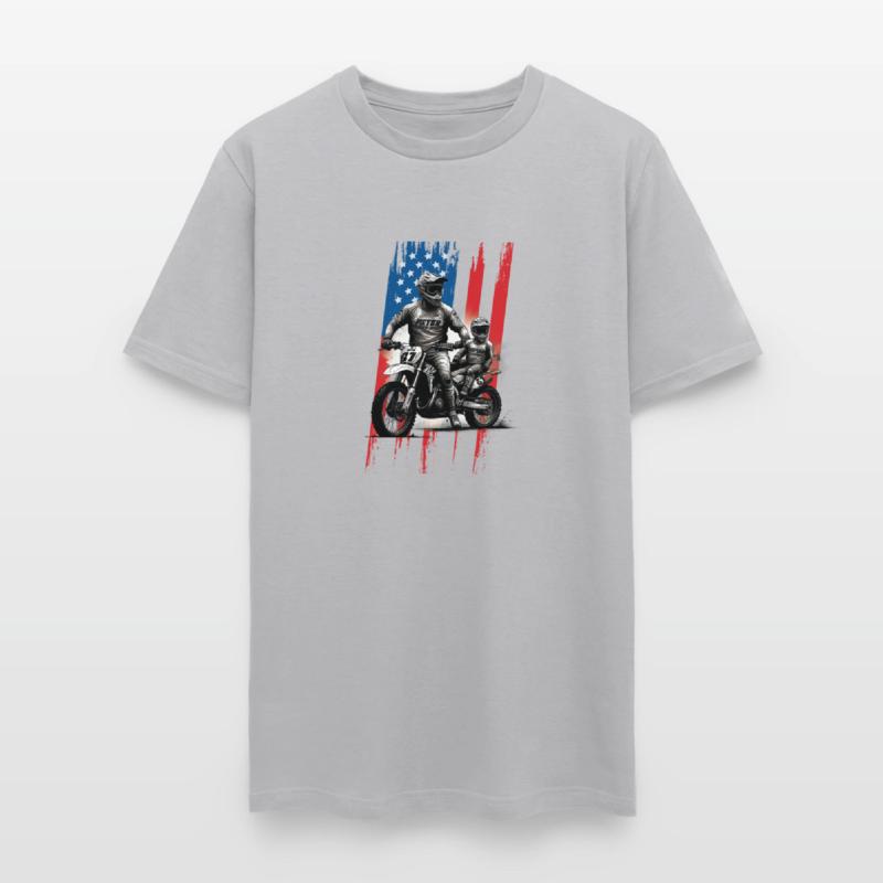 Braaap Vintage USA American Flag Tee Shirt