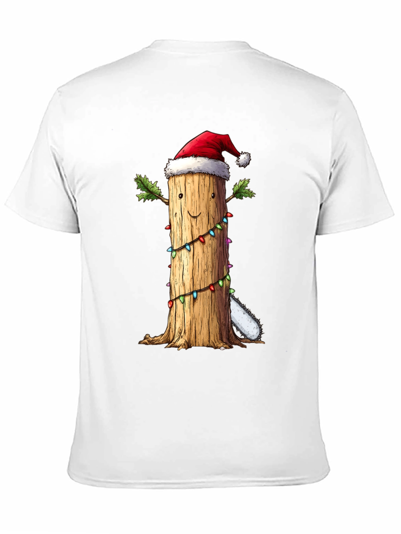 Christmas Tree Stump T-Shirt - Holiday Humor