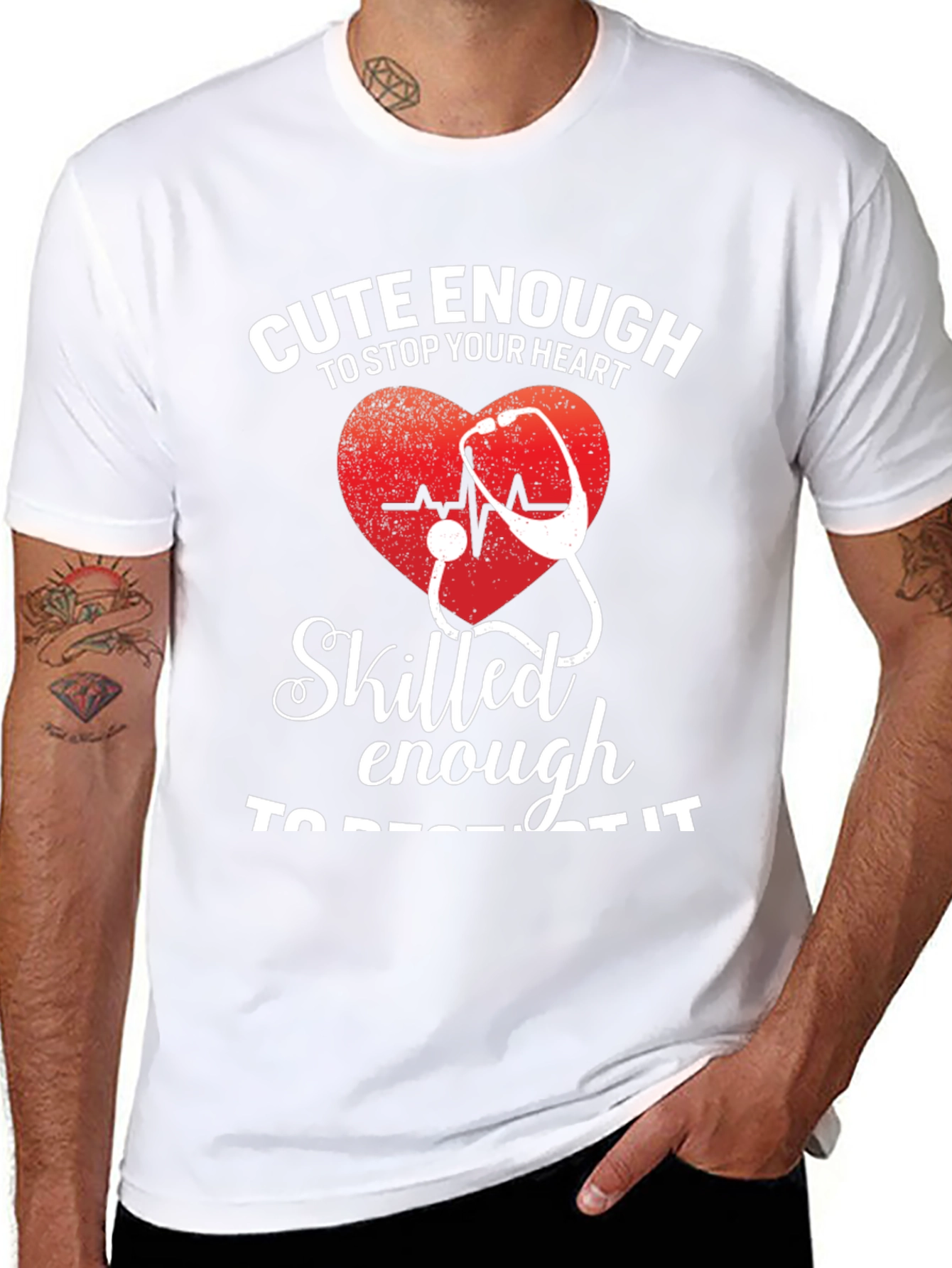 Cute Enough/Skilled Enough Nurse T-Shirt