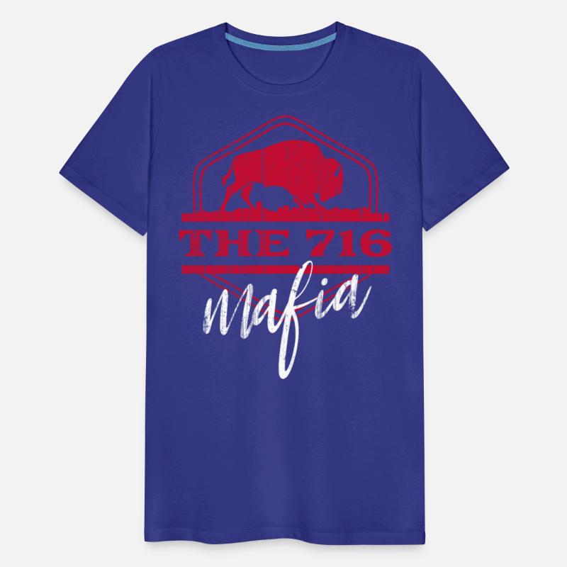 Buffalo NY 716 BFLO Mafia with Bold Red Design