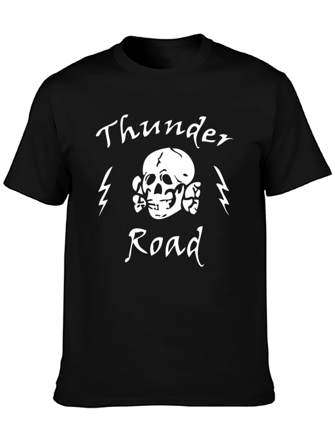Thunder Road Graphic T-Shirt - Black