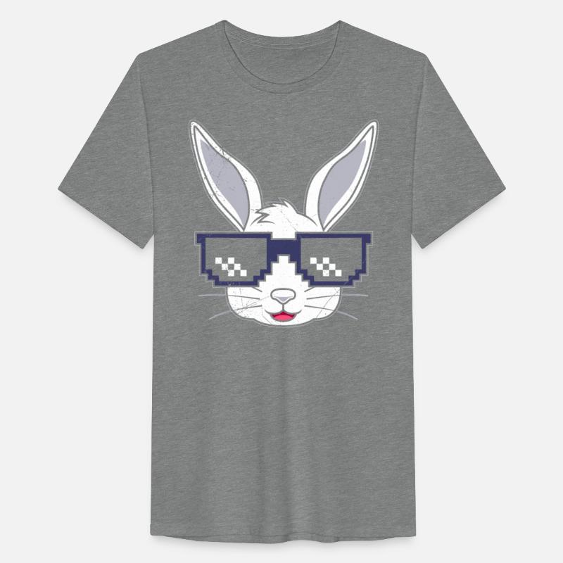 Bunny face Cool Easter Bunny with Glasses