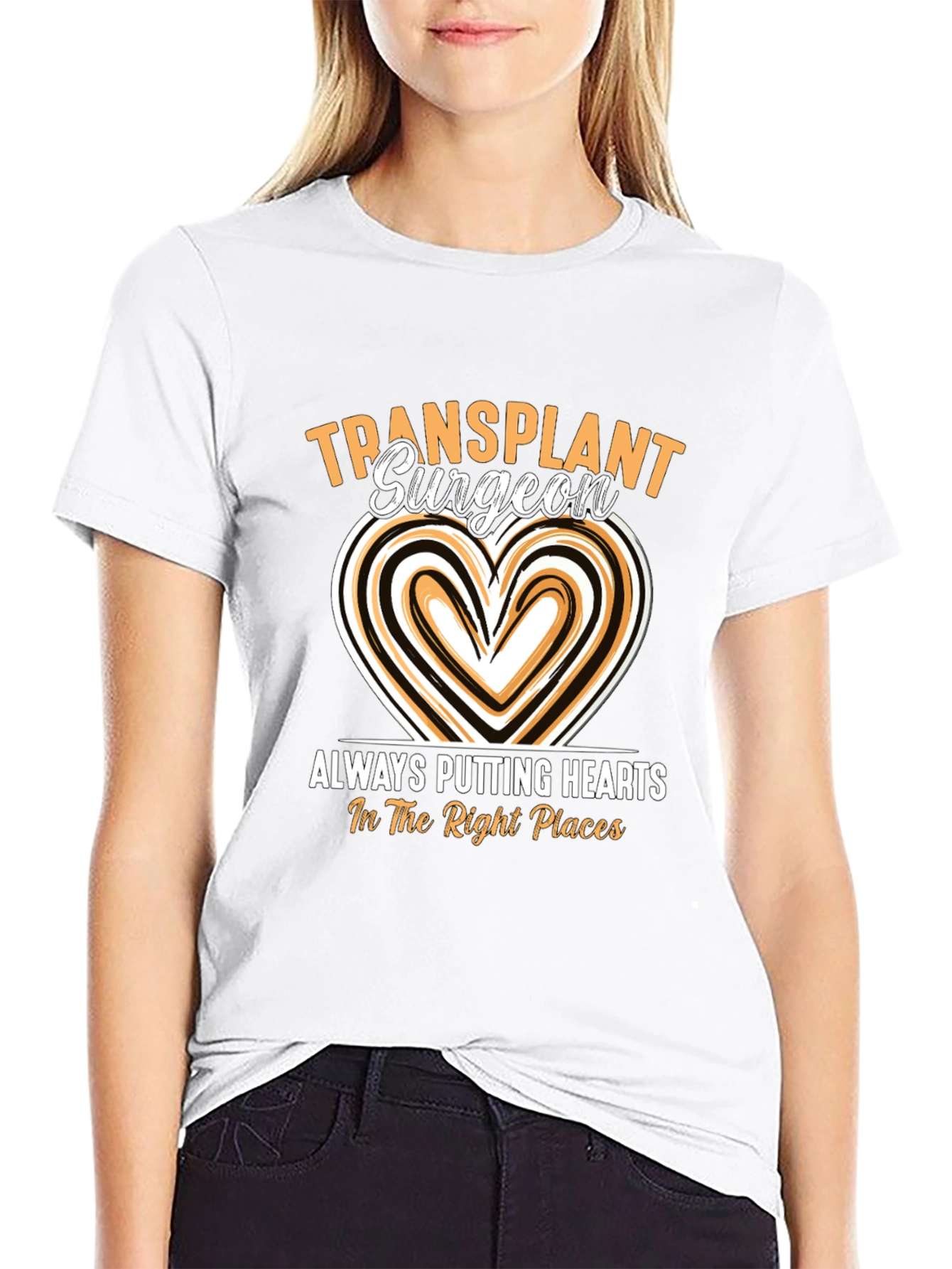 Transplant Surgeon Heart T-Shirt - Medical Professional Tee