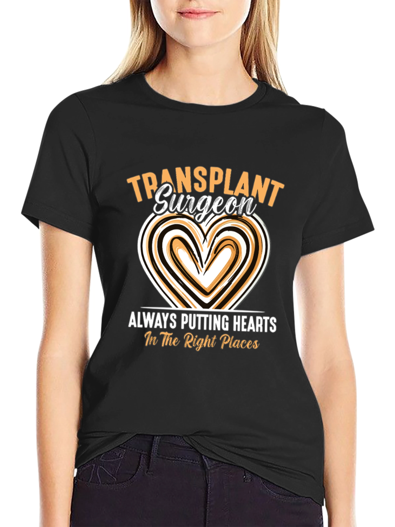 Transplant Surgeon Heart T-Shirt - Medical Professional Tee