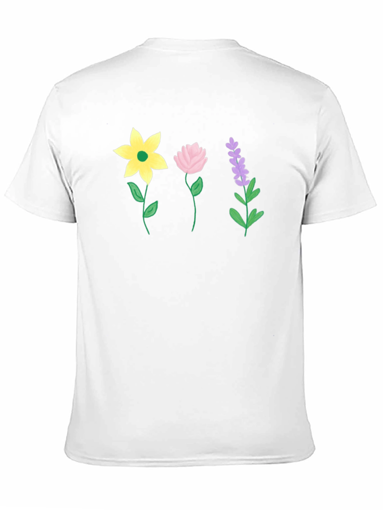 Floral Print Black T-Shirt - Stylish Casual Wear
