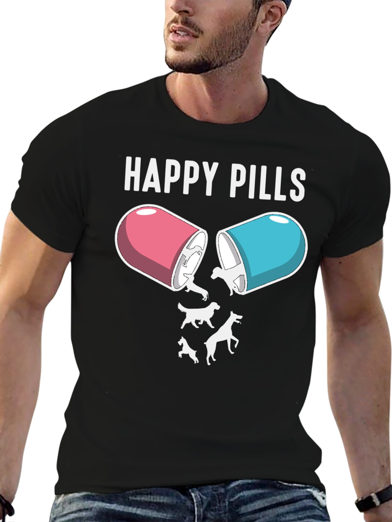 Happy Pills Dog T-Shirt