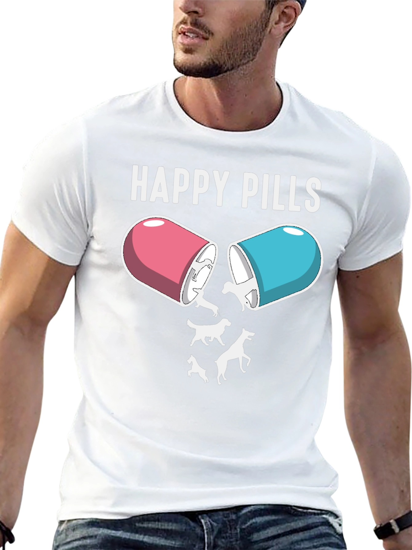 Happy Pills Dog T-Shirt