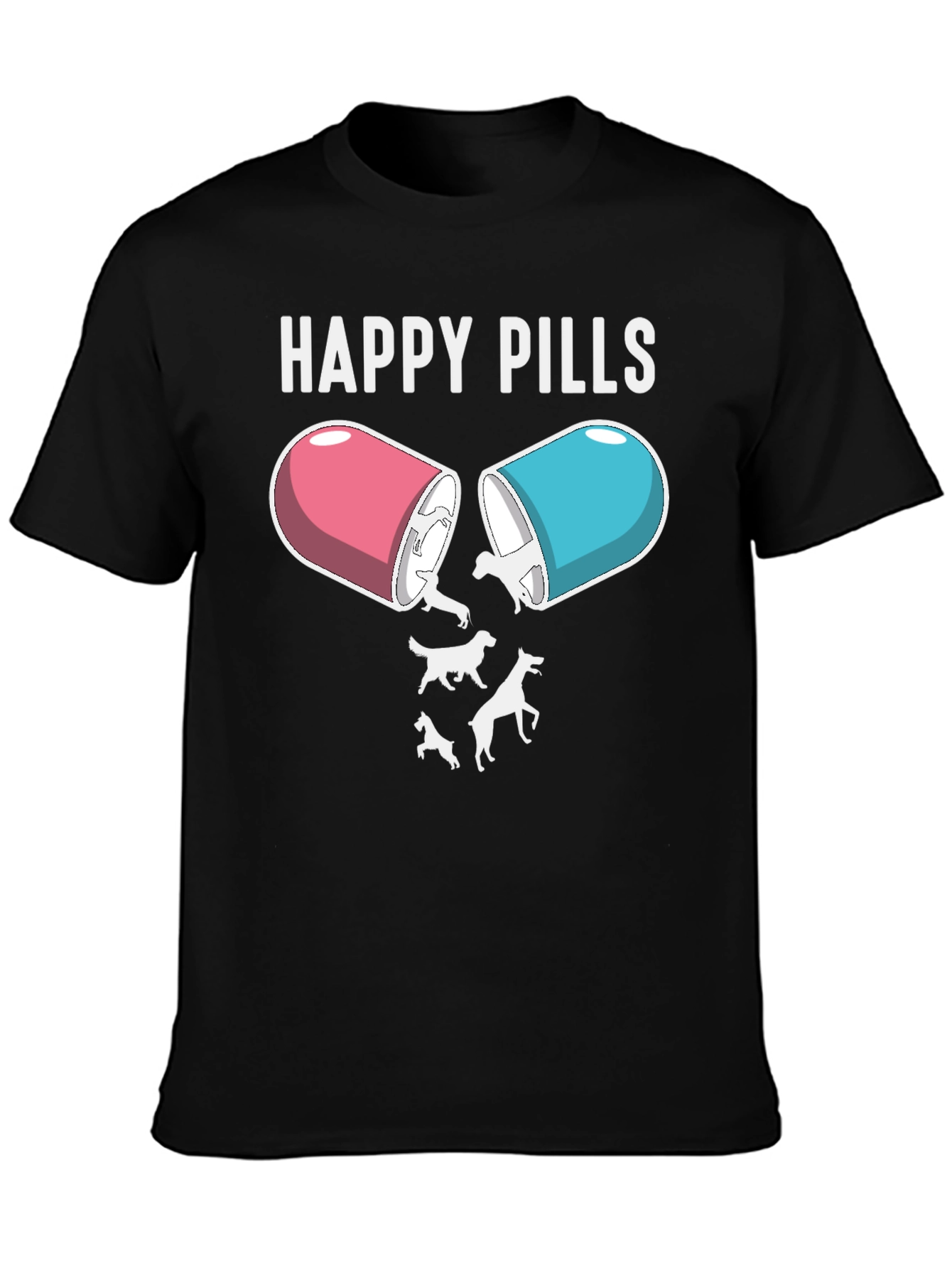 Happy Pills Dog T-Shirt