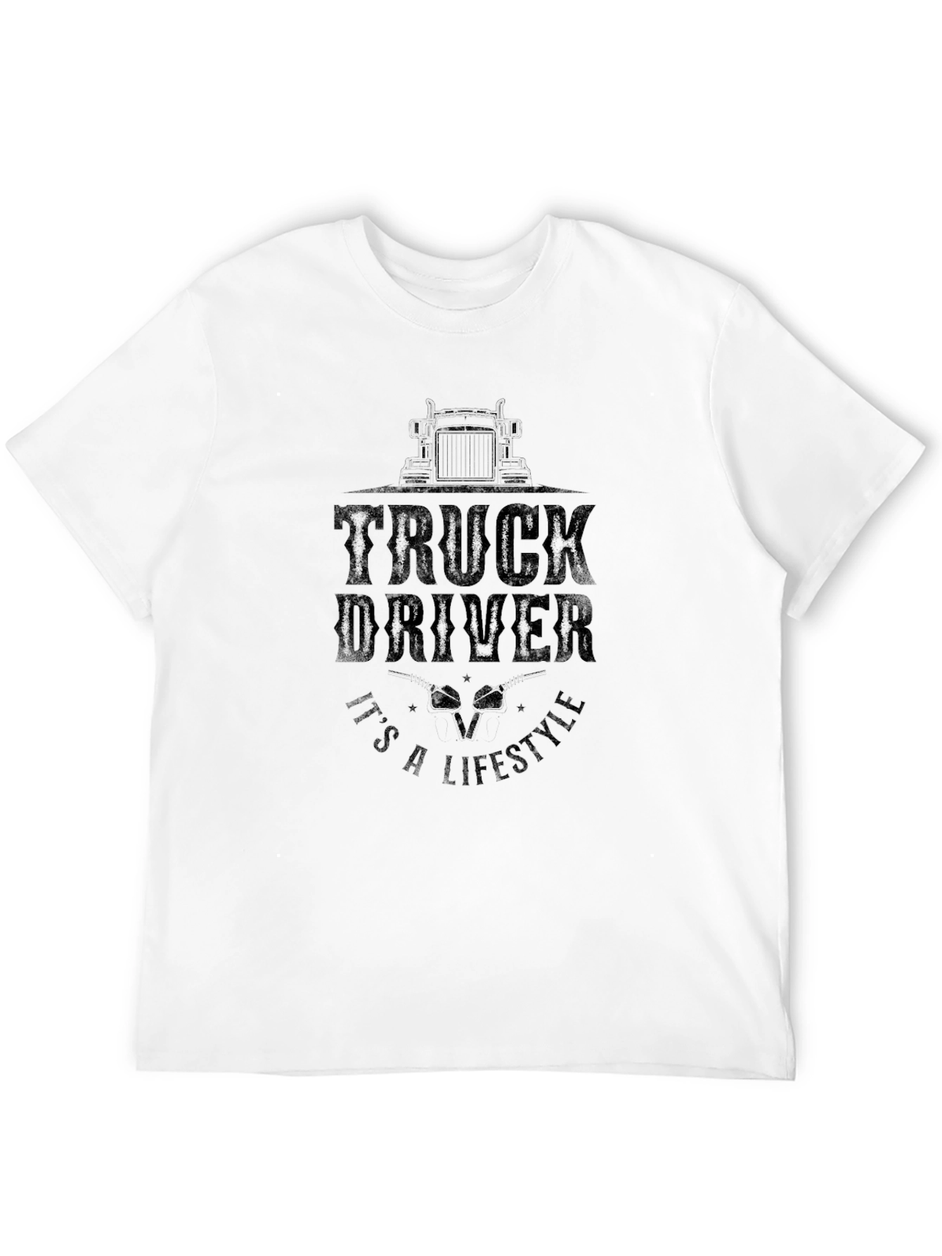 Truck Driver Lifestyle Graphic T-Shirt