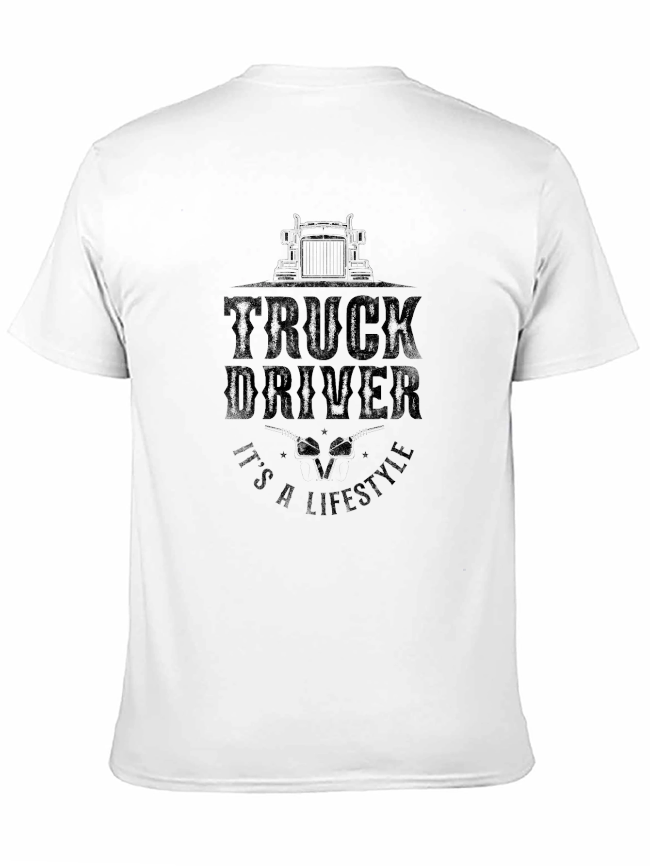 Truck Driver Lifestyle Graphic T-Shirt