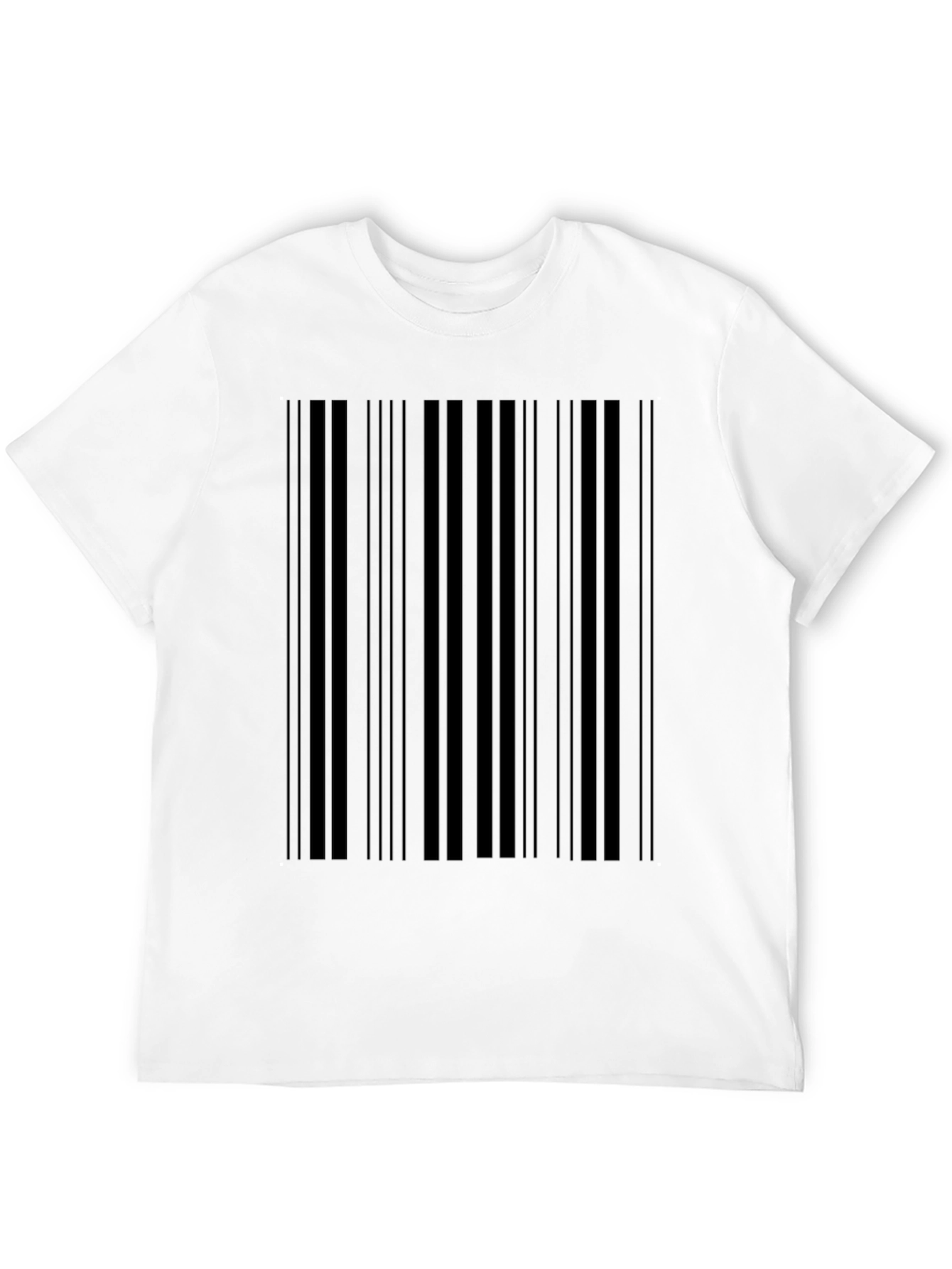 Modern Striped Black T-Shirt