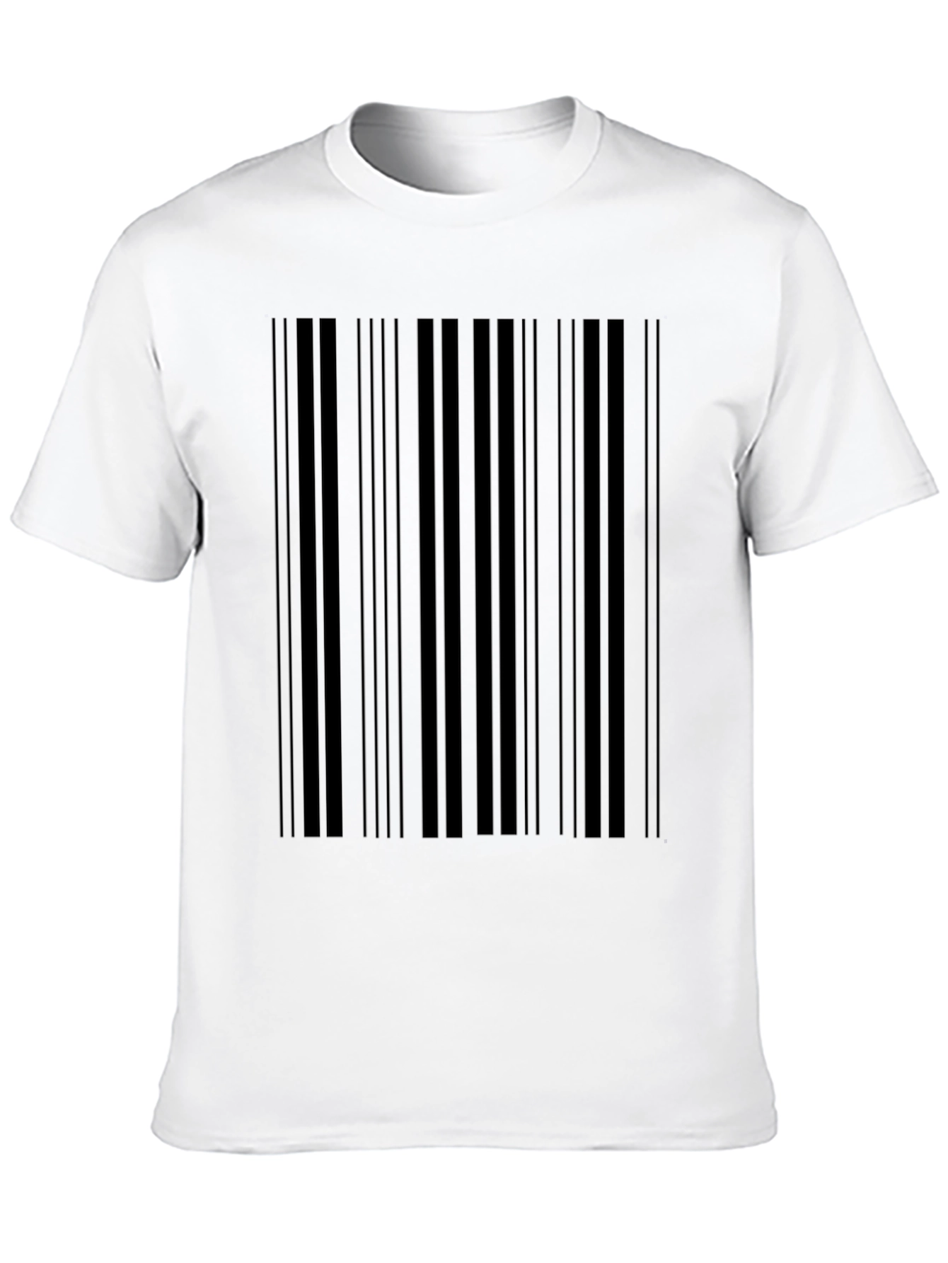 Modern Striped Black T-Shirt