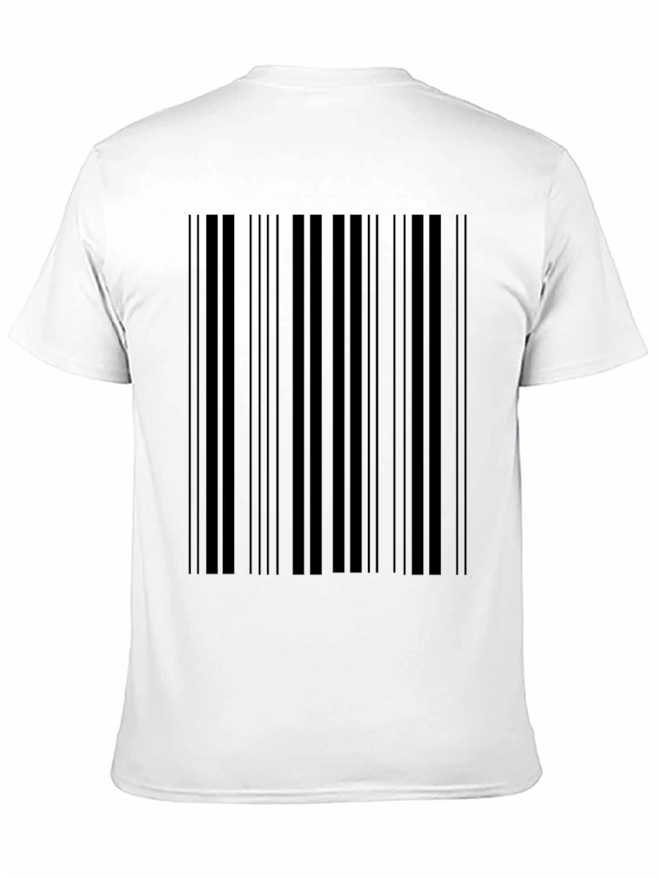 Modern Striped Black T-Shirt