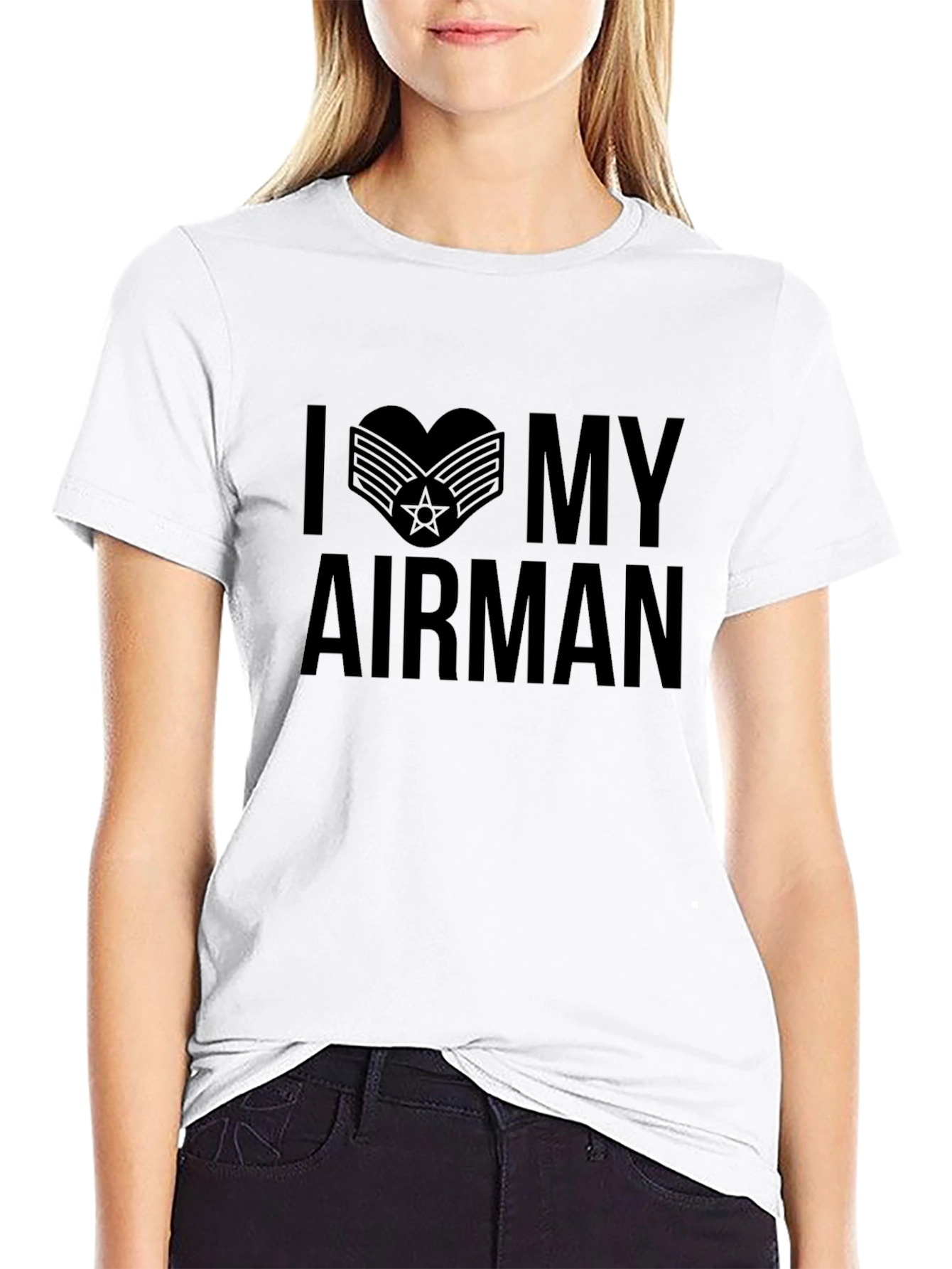 I Heart My Airman T-Shirt - Military Pride