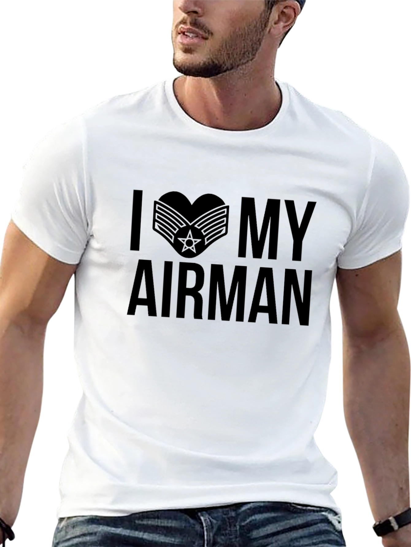 I Heart My Airman T-Shirt - Military Pride