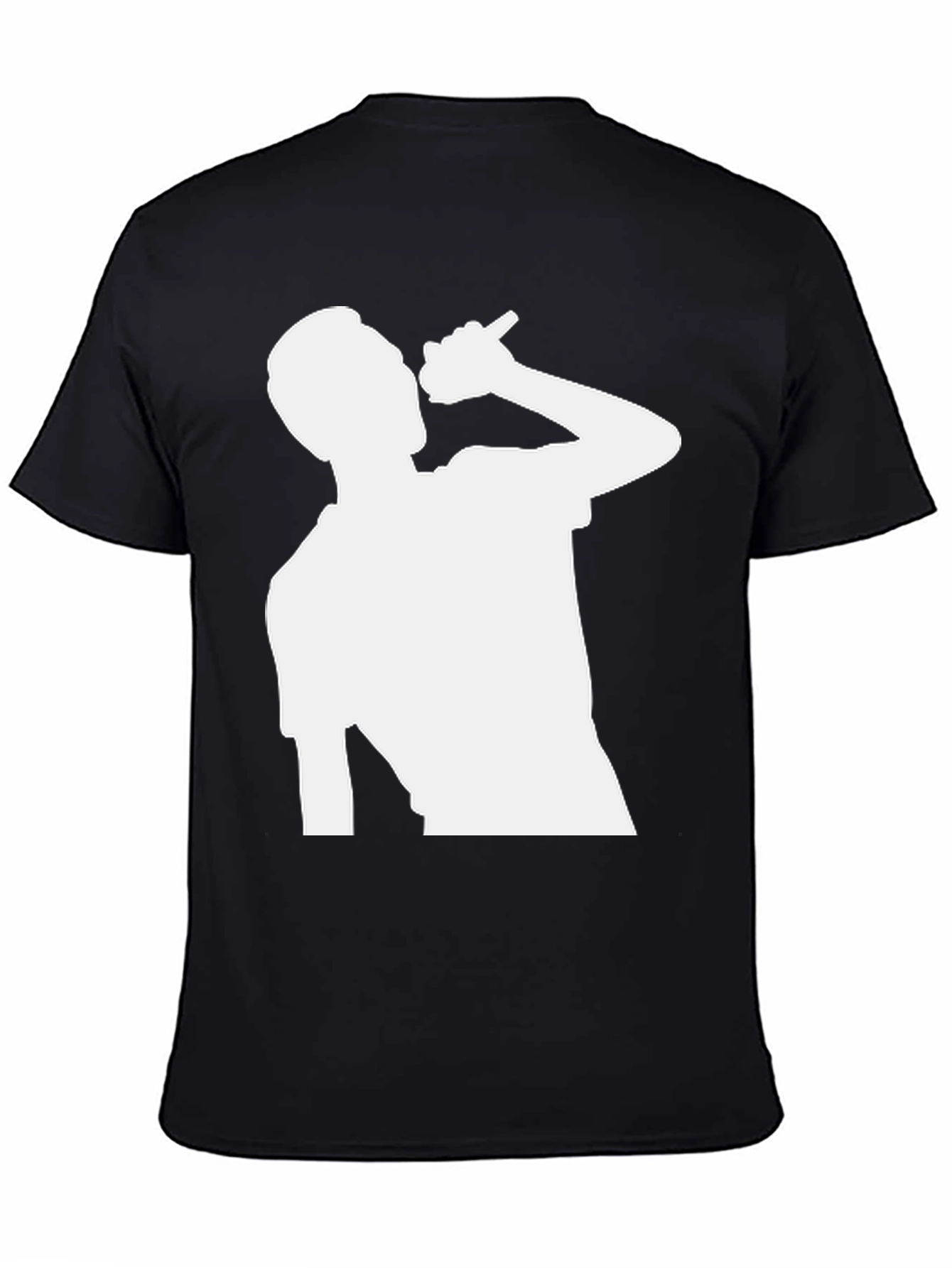 Silhouette Singer Black T-Shirt