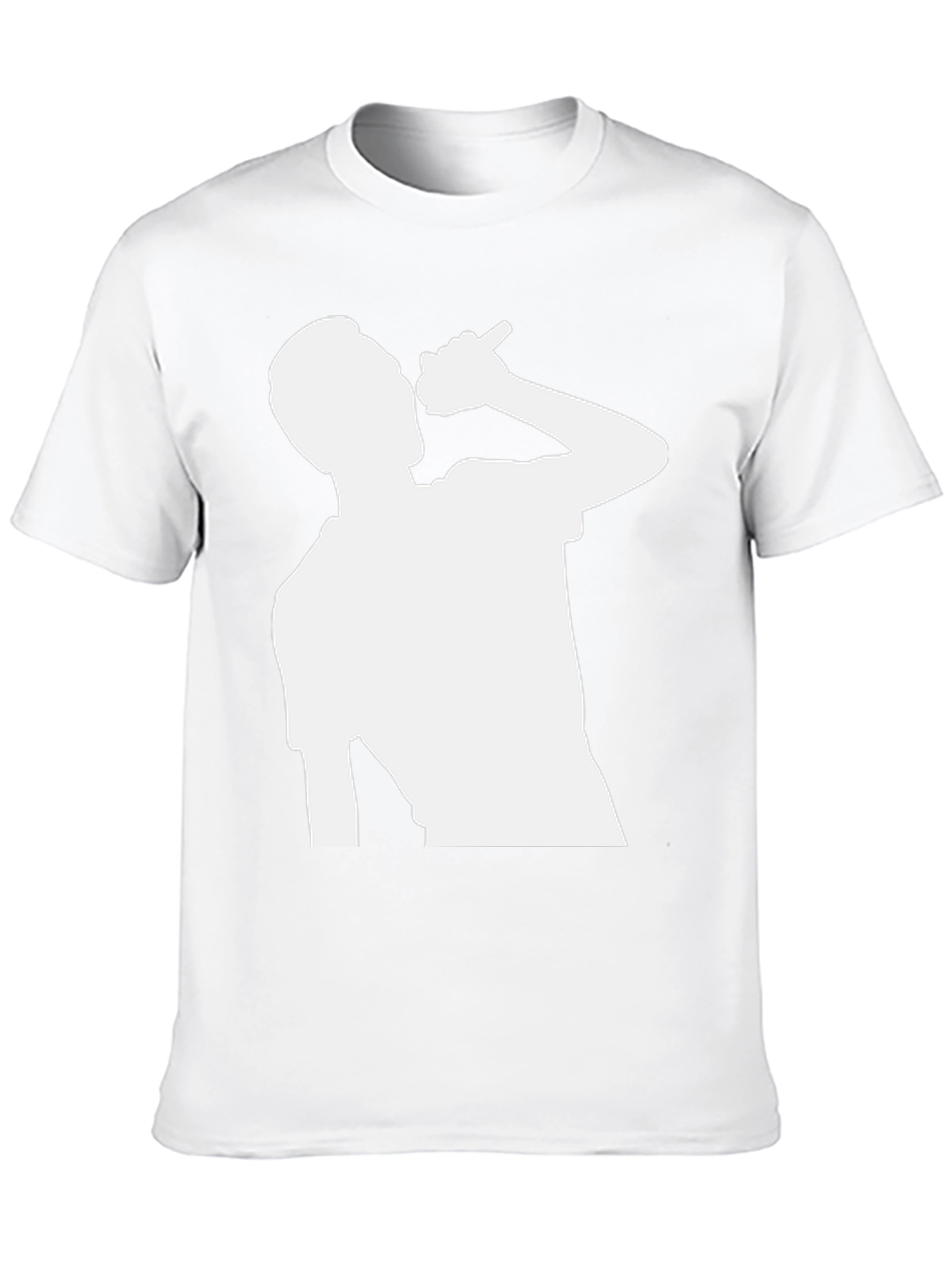 Silhouette Singer Black T-Shirt