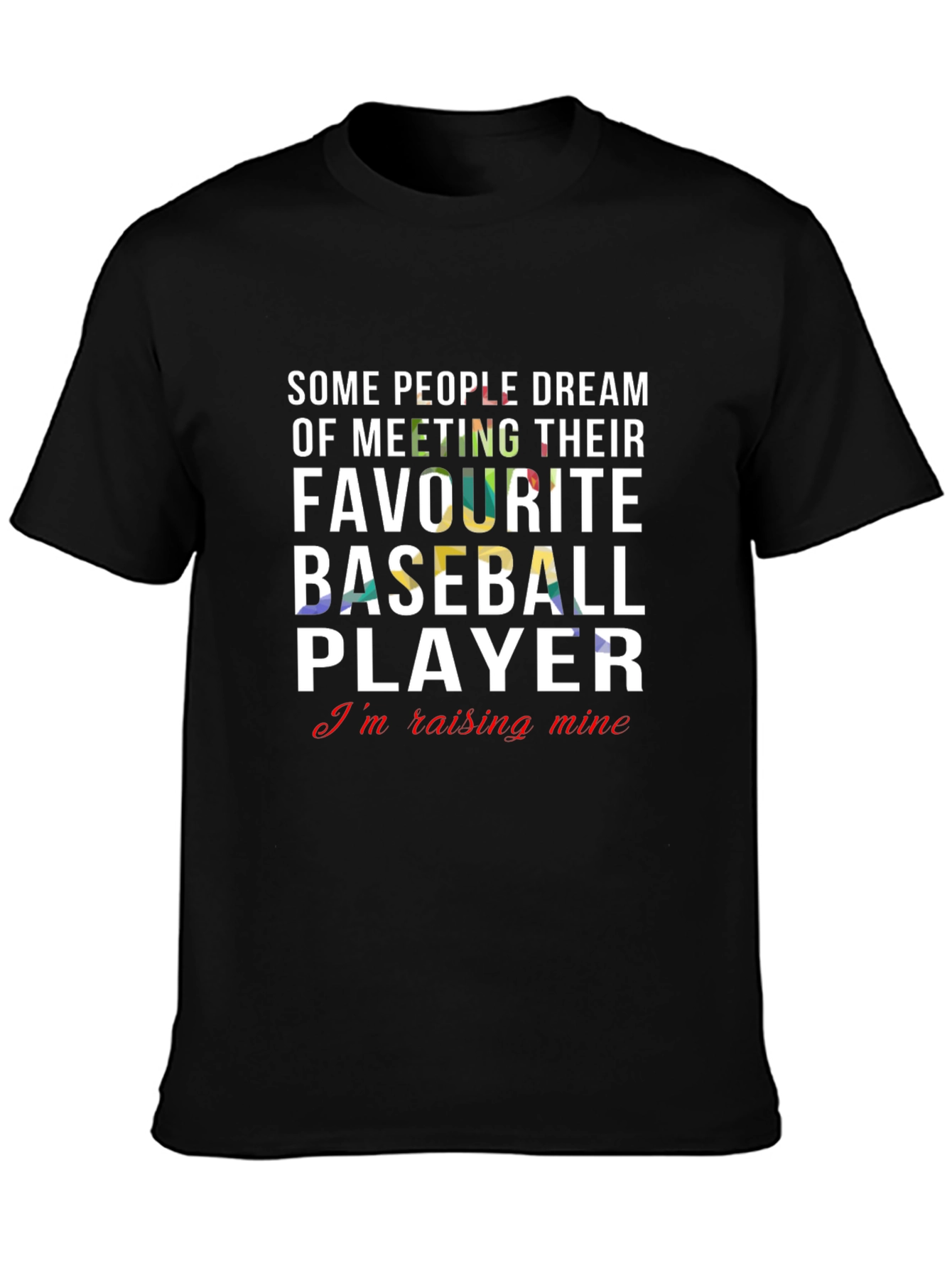 Baseball Player Raising Mine Tee