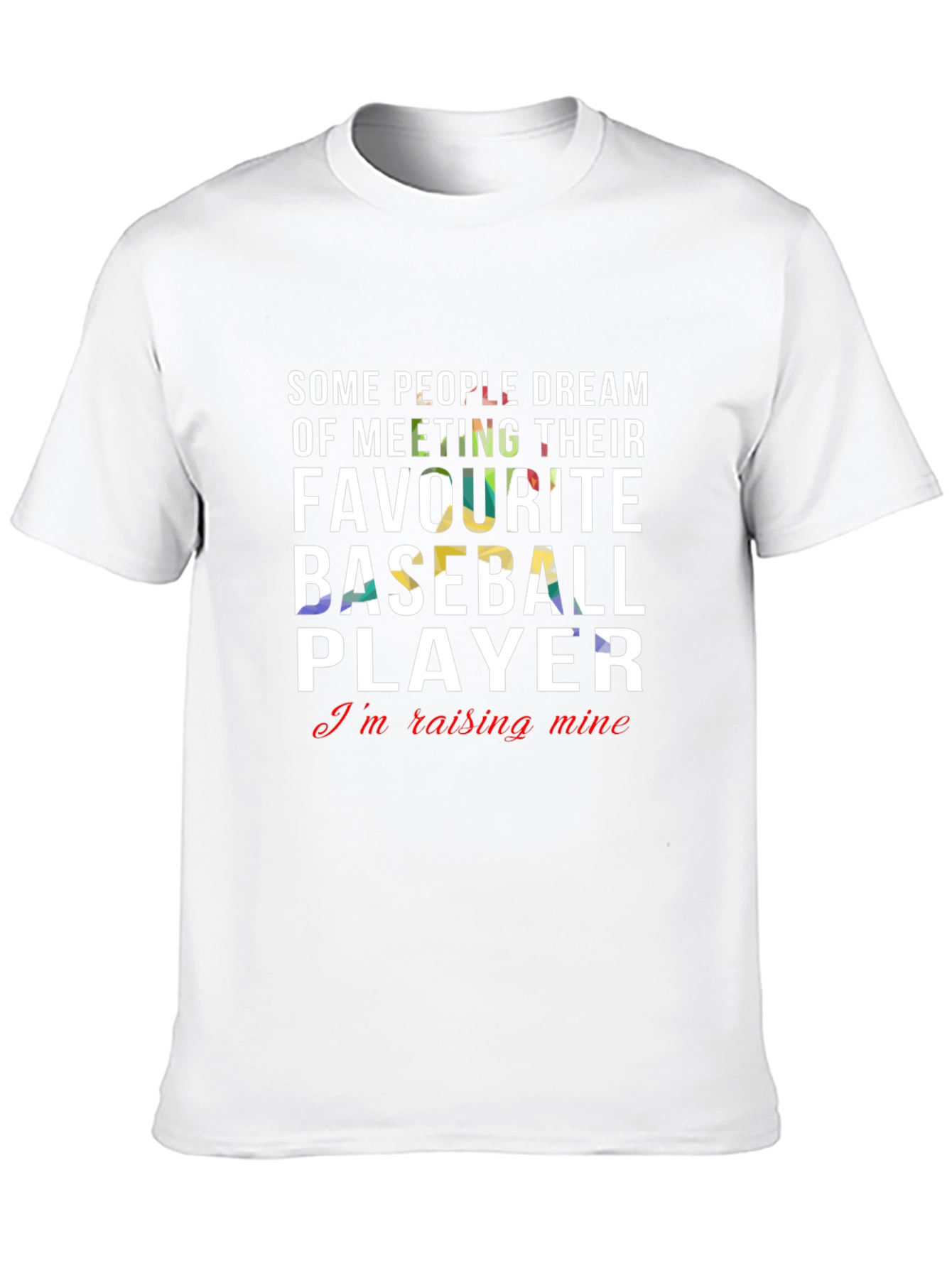 Baseball Player Raising Mine Tee