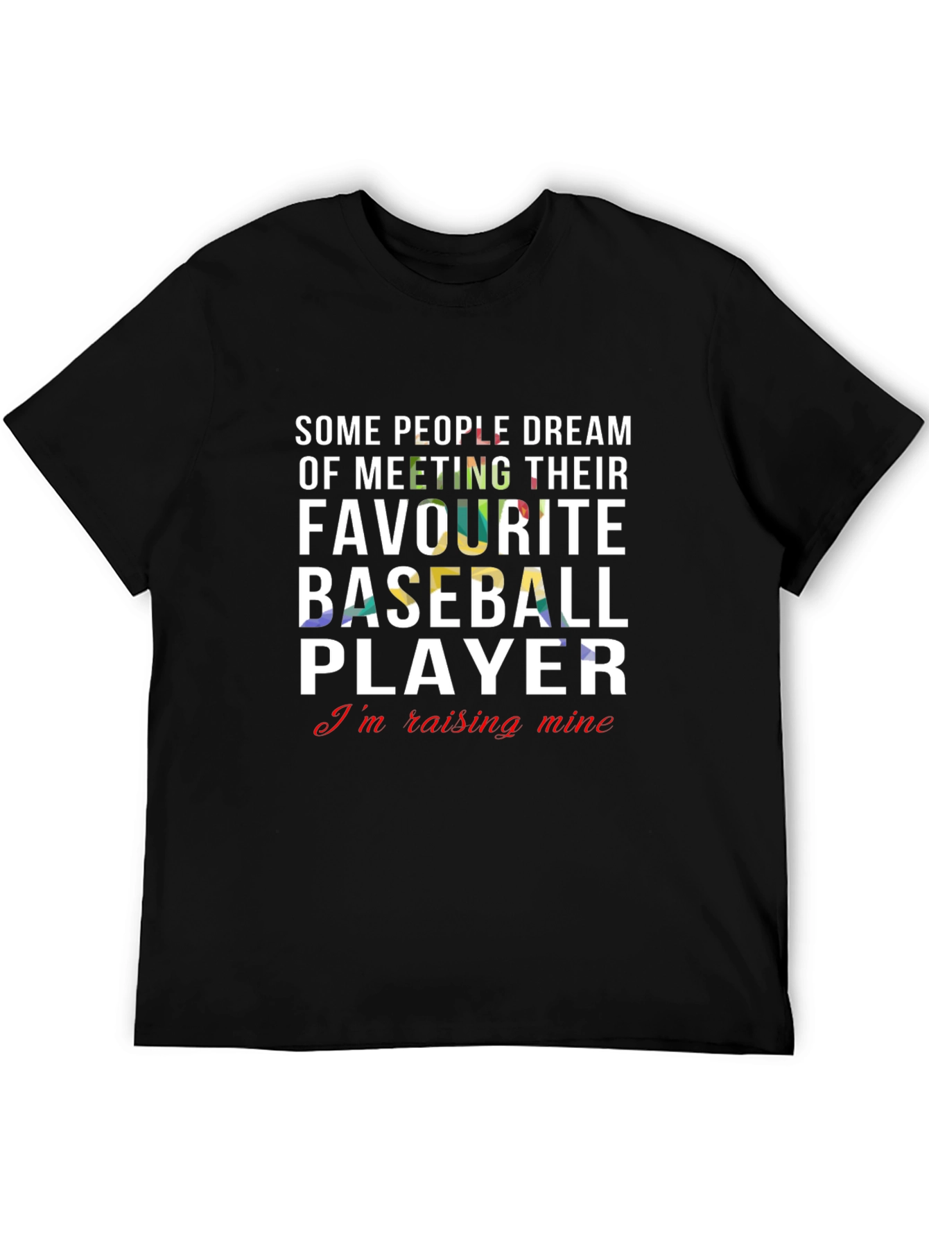 Baseball Player Raising Mine Tee