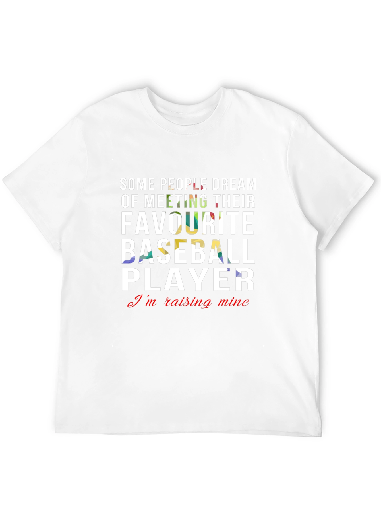 Baseball Player Raising Mine Tee