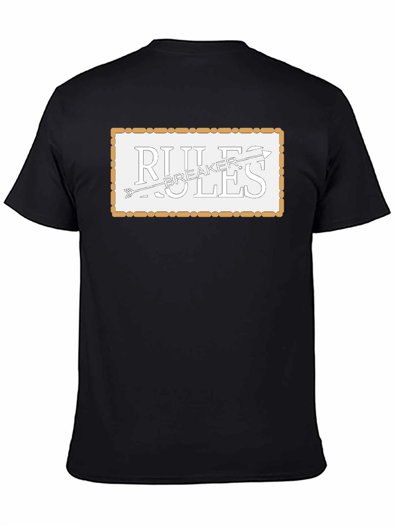 Rules Breaker Graphic Tee - Mens Black T-Shirt