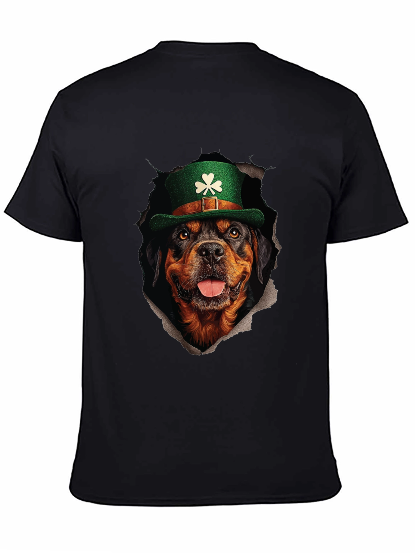 St. Patrick’s Rottweiler T-Shirt – Funny Irish Dog Lover Graphic Tee Gift