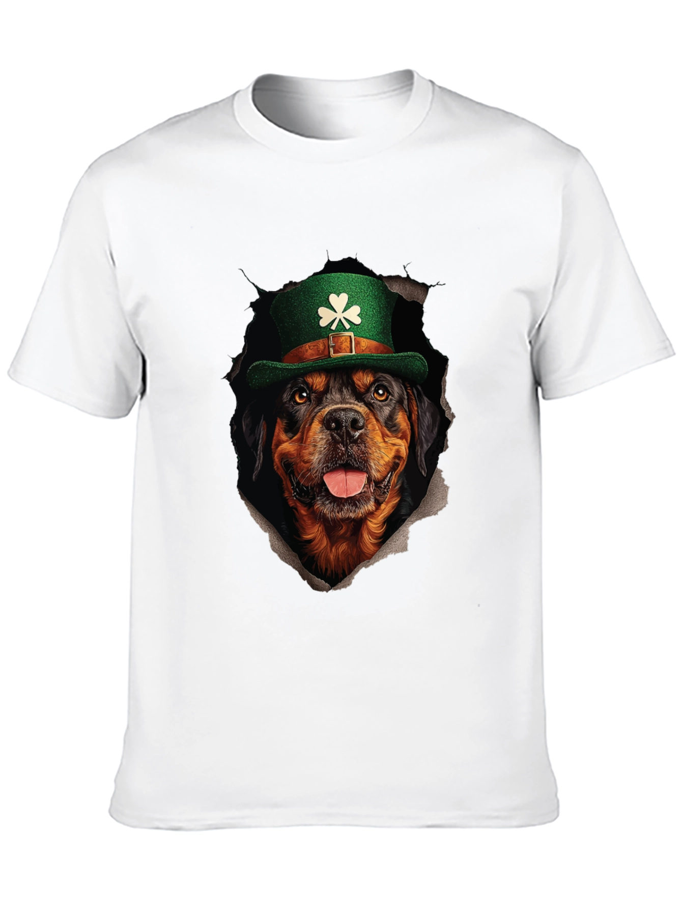 St. Patrick’s Rottweiler T-Shirt – Funny Irish Dog Lover Graphic Tee Gift