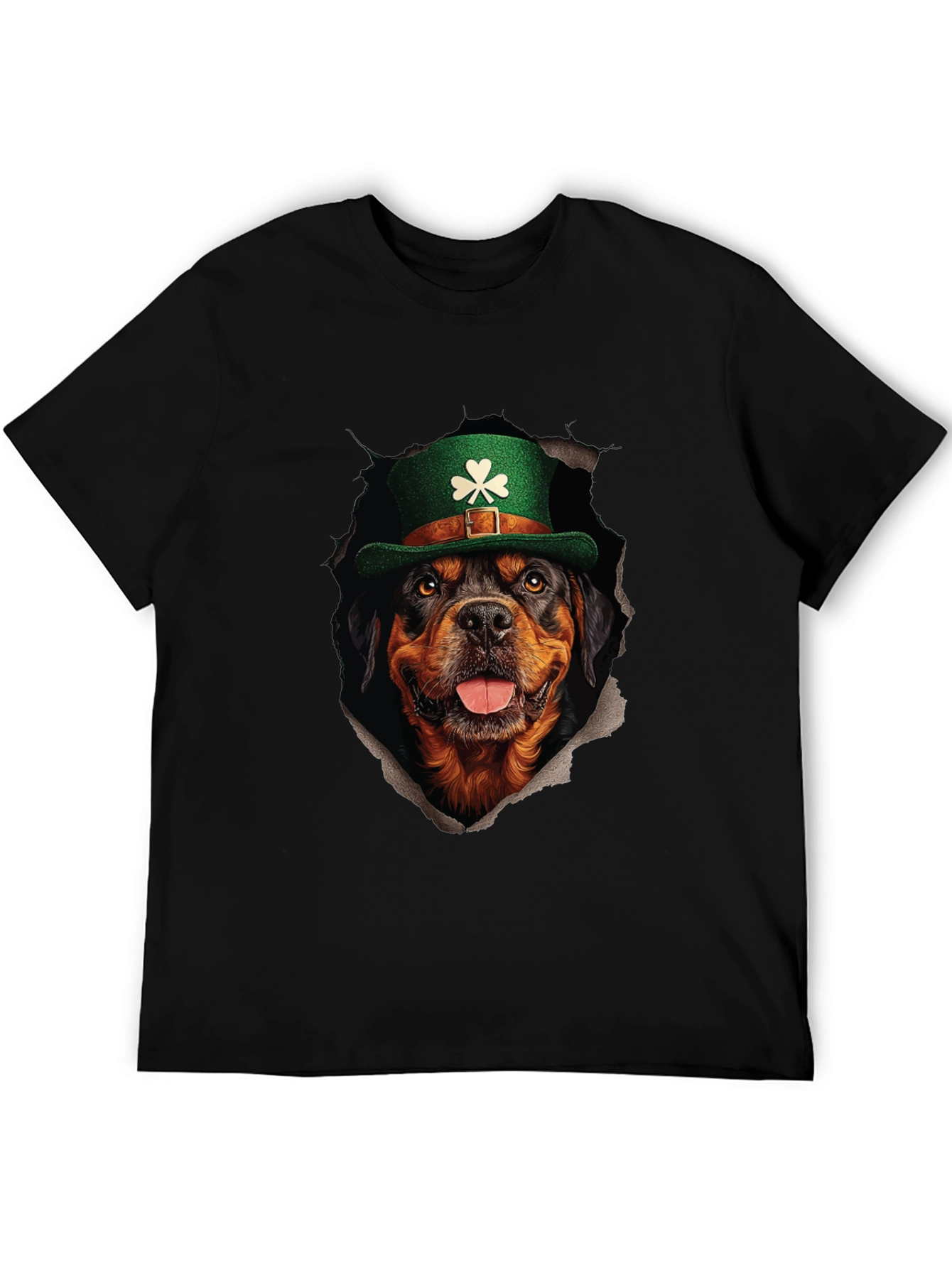 St. Patrick’s Rottweiler T-Shirt – Funny Irish Dog Lover Graphic Tee Gift