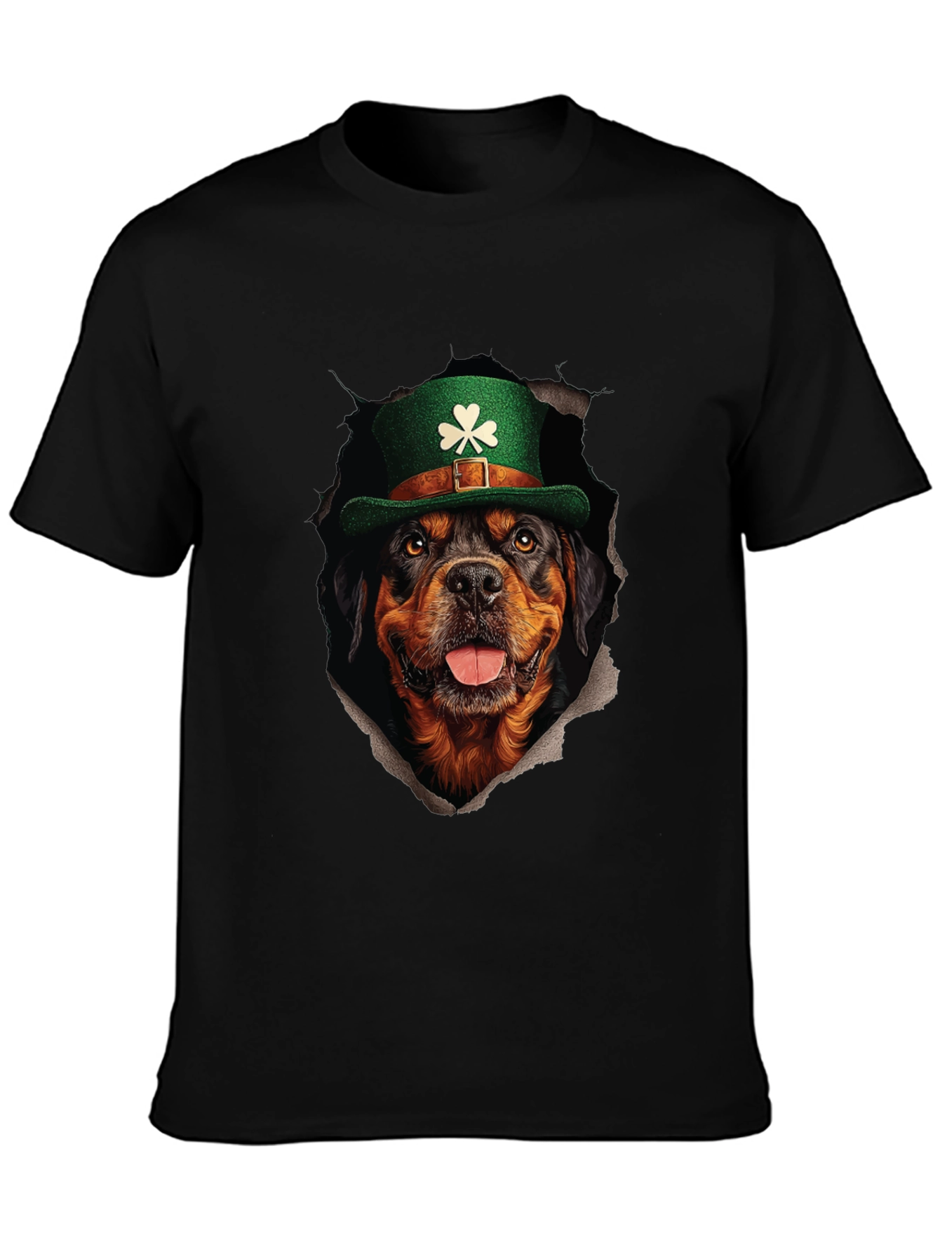 St. Patrick’s Rottweiler T-Shirt – Funny Irish Dog Lover Graphic Tee Gift