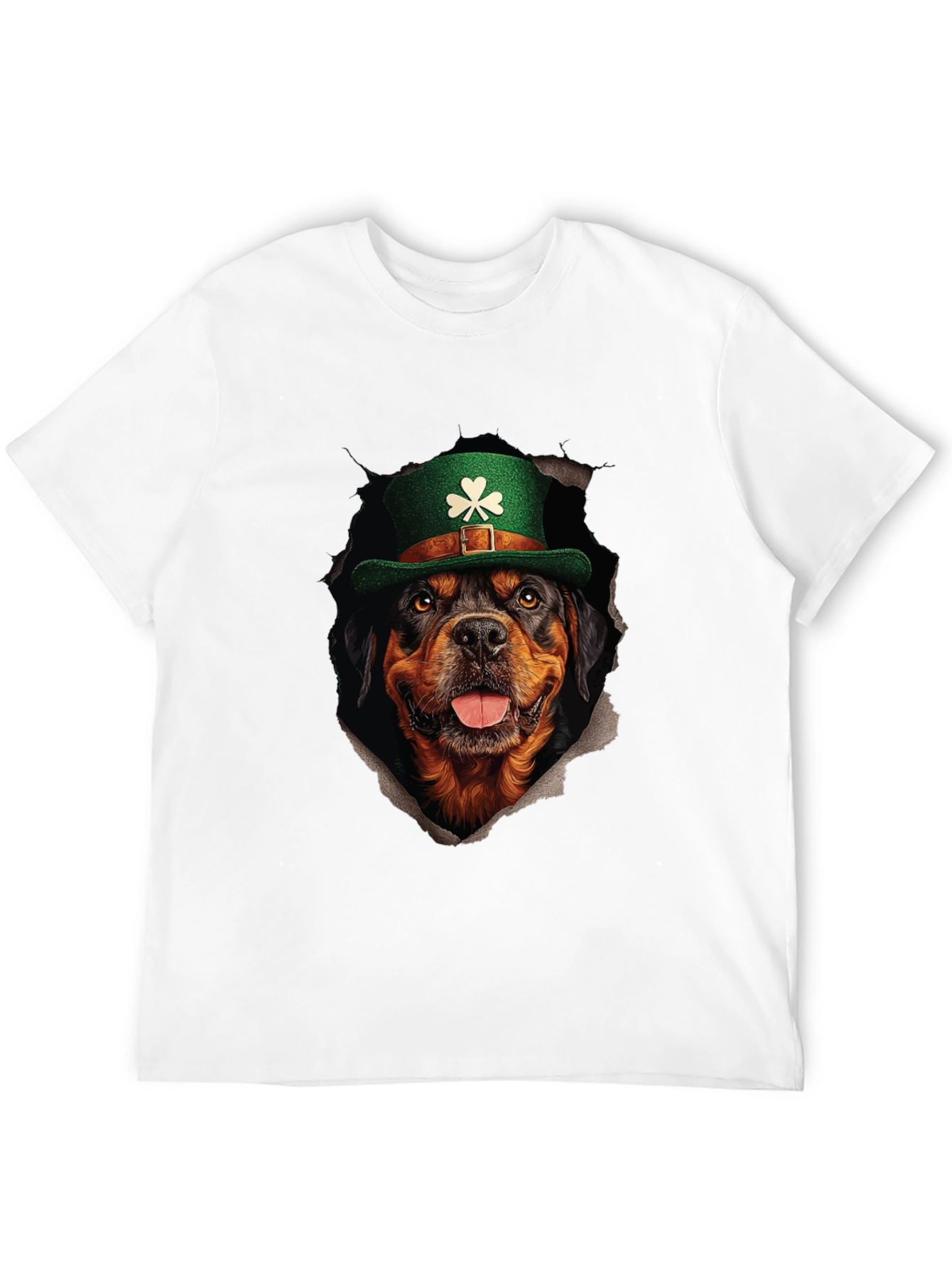 St. Patrick’s Rottweiler T-Shirt – Funny Irish Dog Lover Graphic Tee Gift