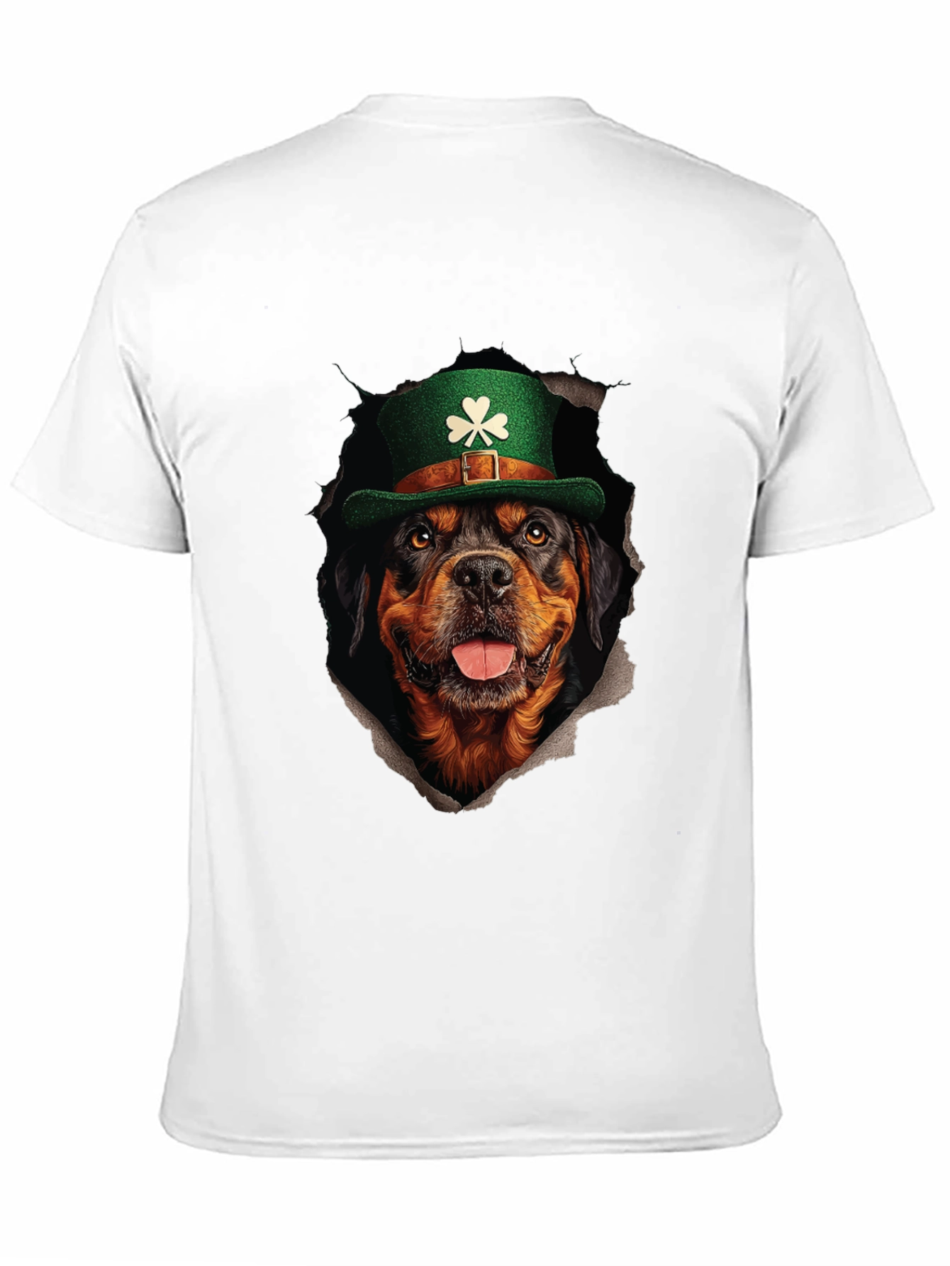 St. Patrick’s Rottweiler T-Shirt – Funny Irish Dog Lover Graphic Tee Gift