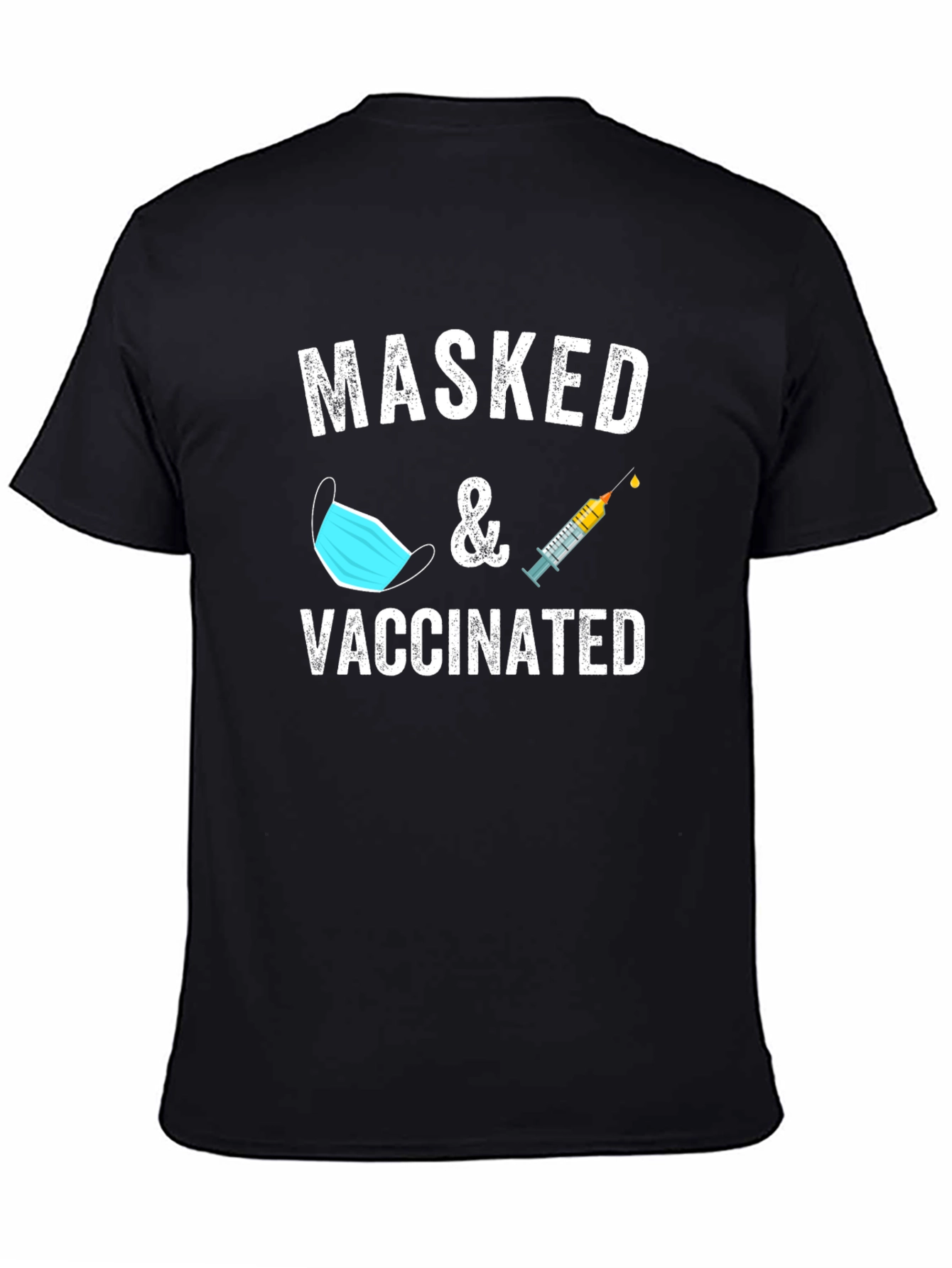 Masked & Vaccinated Graphic Tee