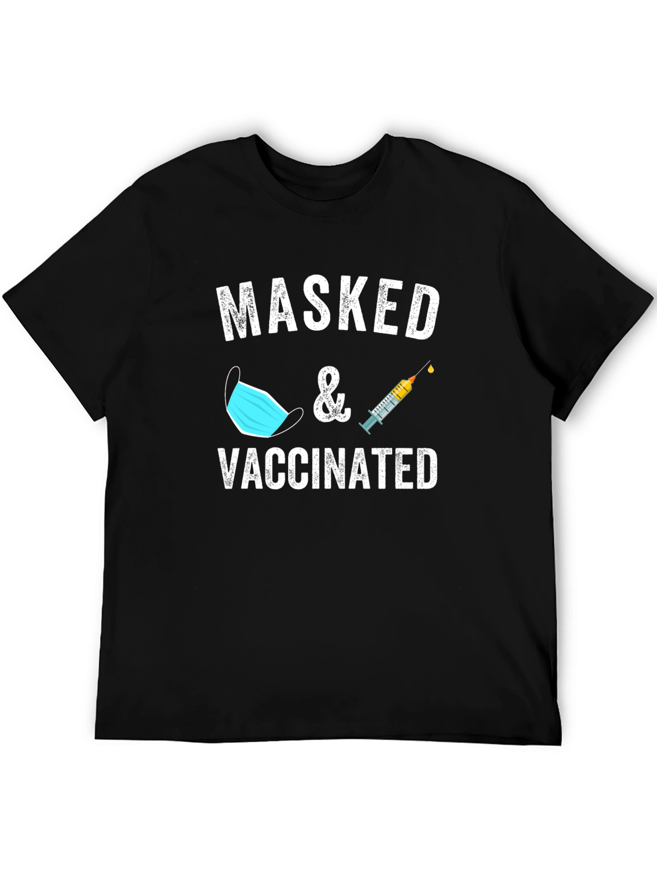 Masked & Vaccinated Graphic Tee