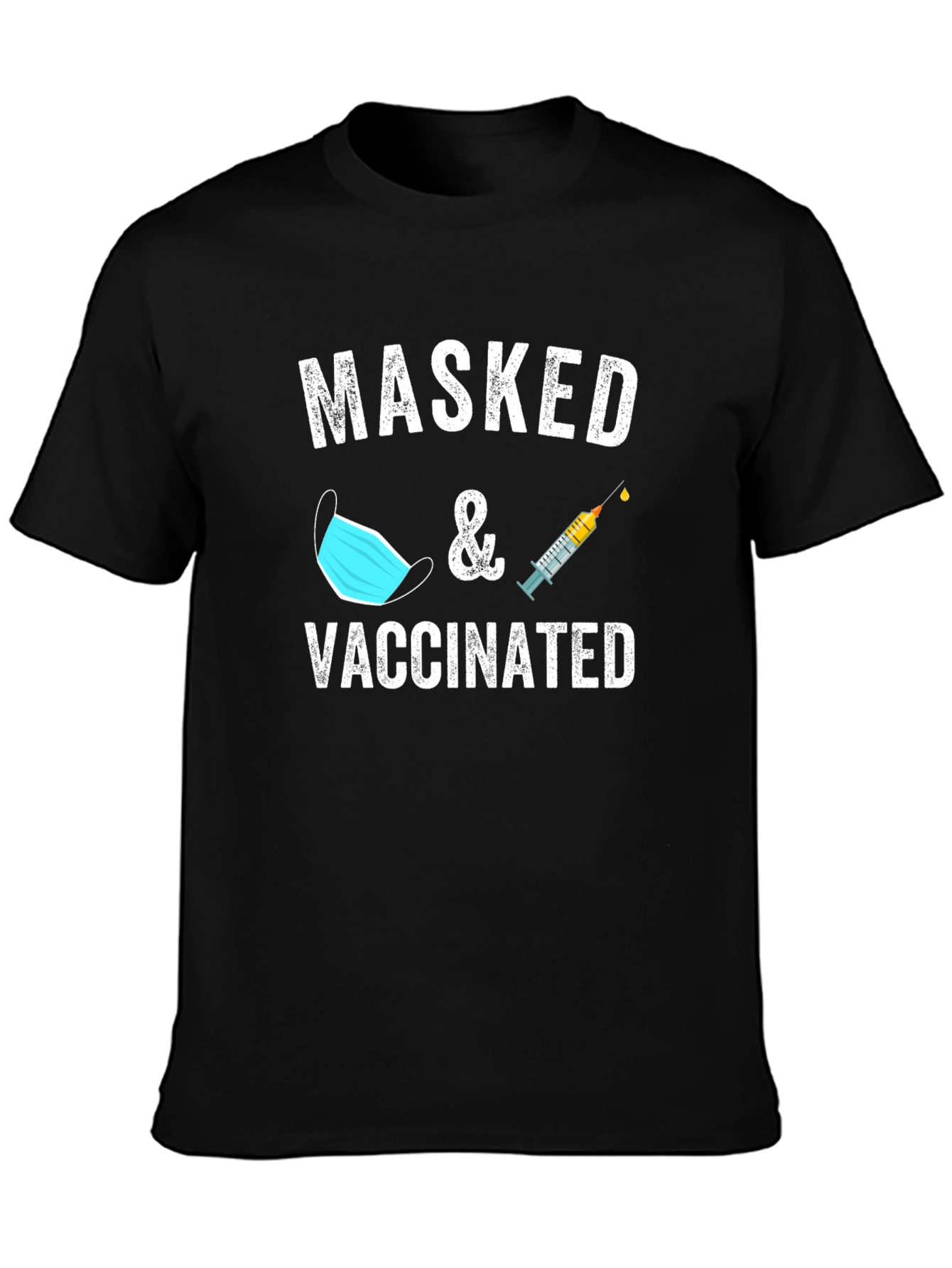Masked & Vaccinated Graphic Tee