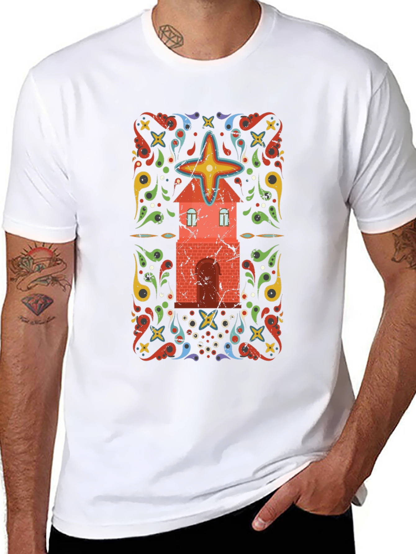 Ornamental House Graphic Tee