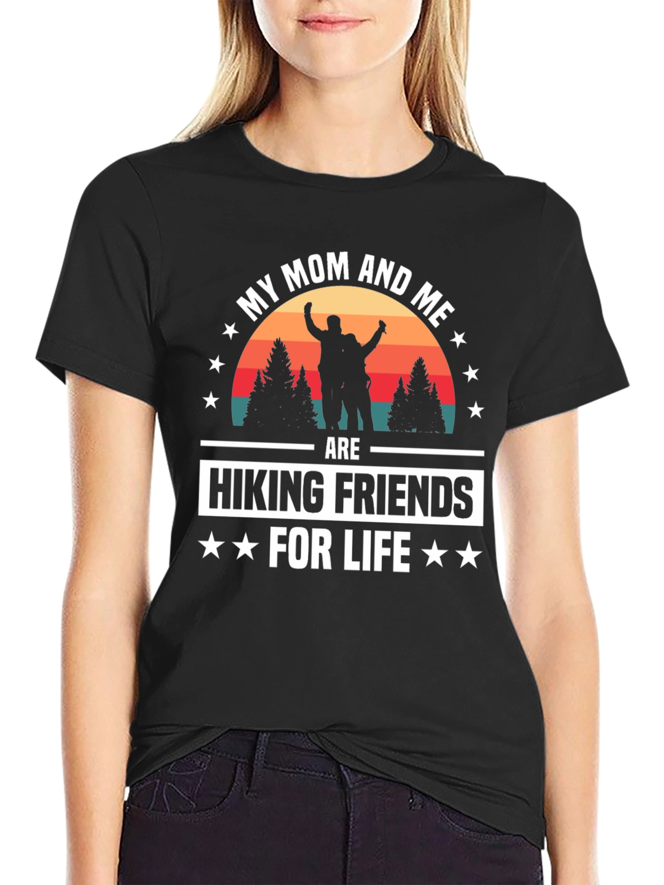 Mom and Me Hiking Friends Graphic Tee