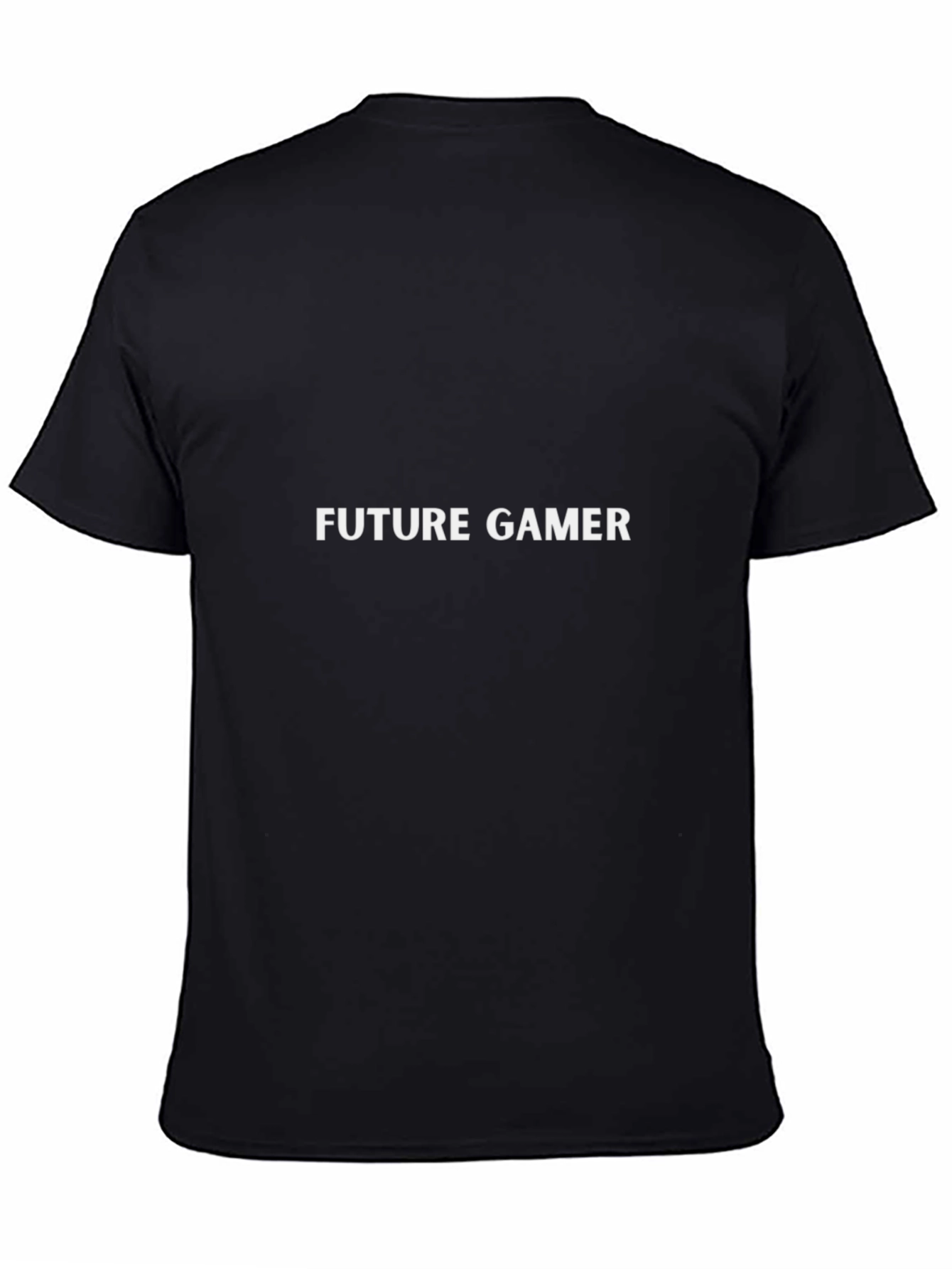 Future Gamer Black Cotton T-Shirt