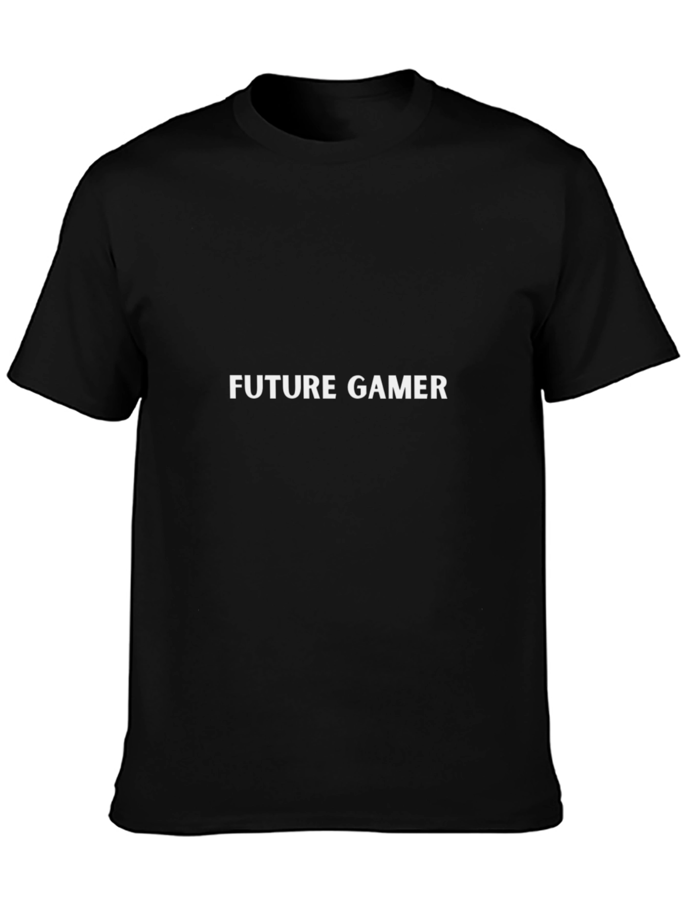 Future Gamer Black Cotton T-Shirt