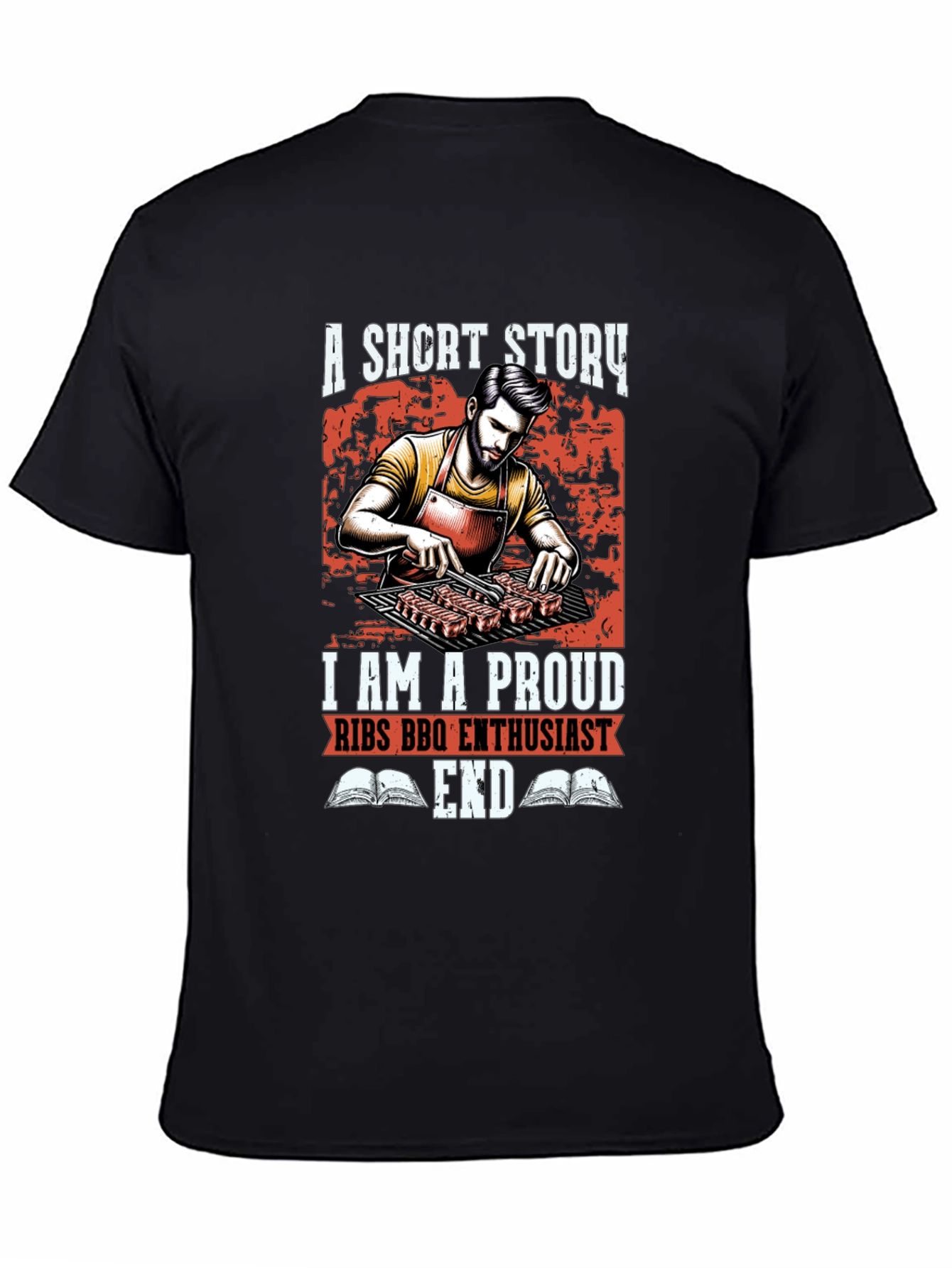 Proud Ribs BBQ Enthusiast Graphic Tee