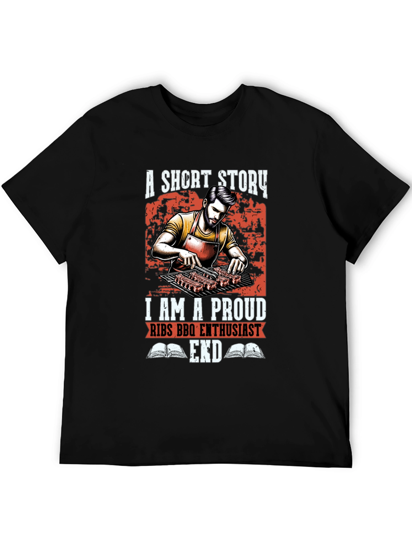Proud Ribs BBQ Enthusiast Graphic Tee