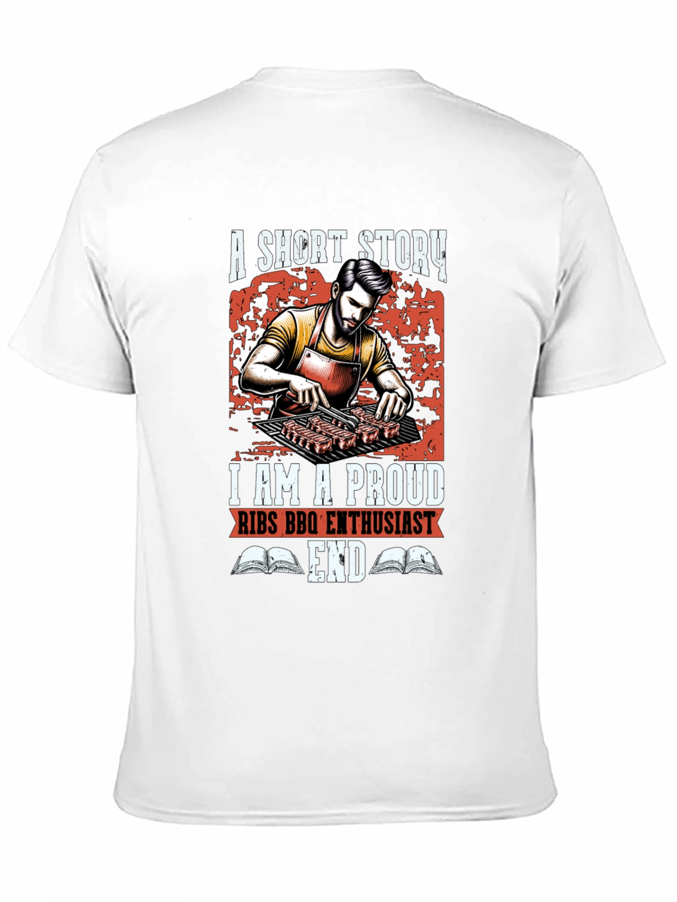 Proud Ribs BBQ Enthusiast Graphic Tee