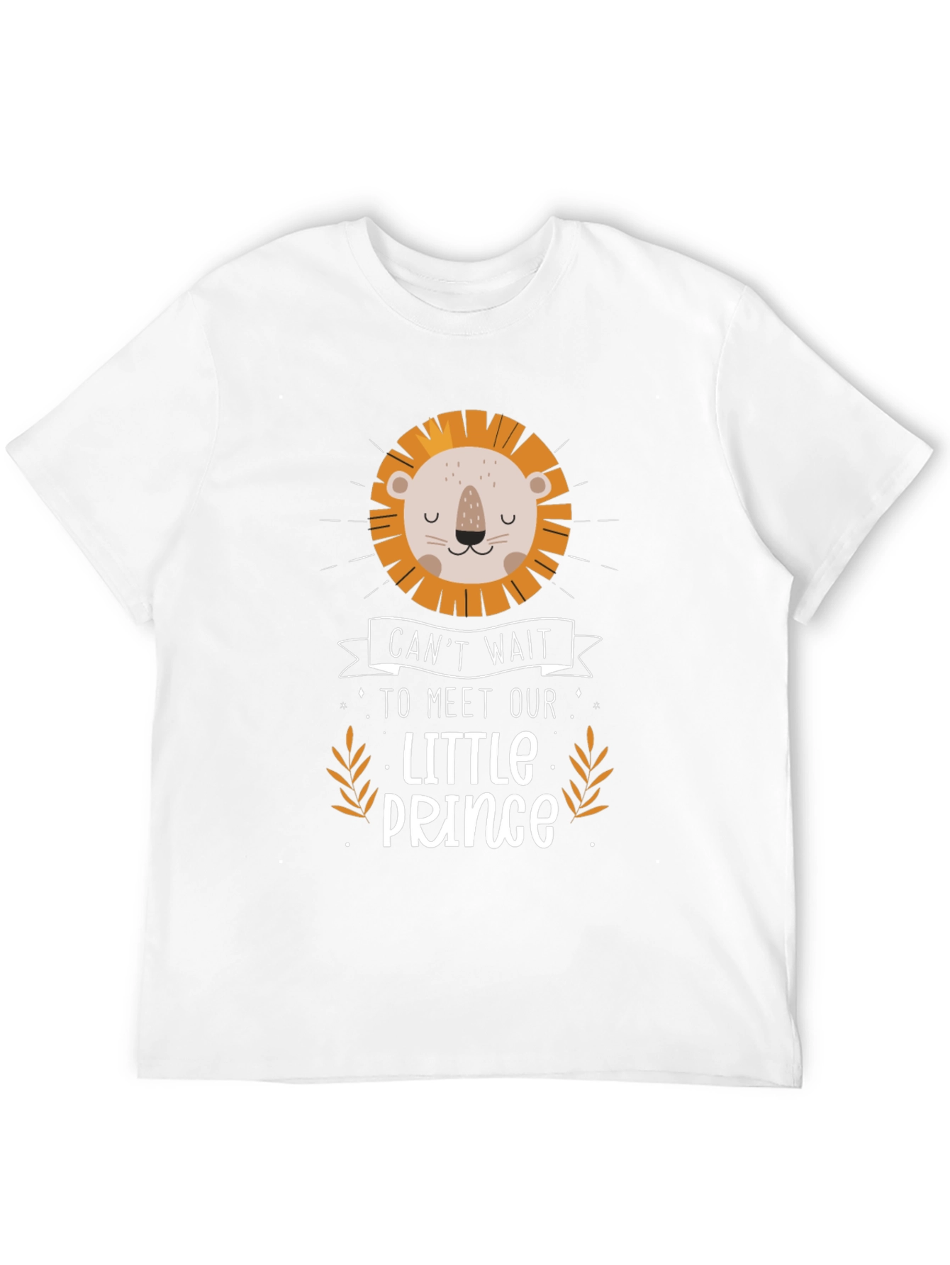 Cute Lion Prince Graphic Tee - Baby Shower Gift
