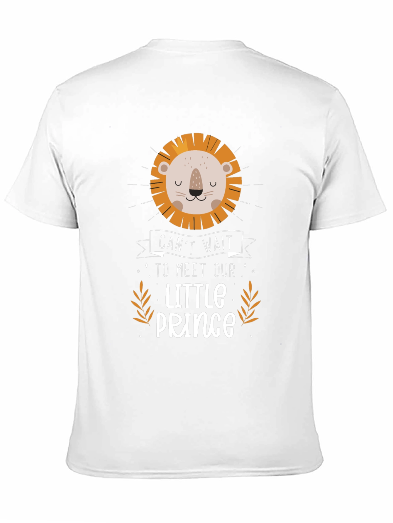 Cute Lion Prince Graphic Tee - Baby Shower Gift